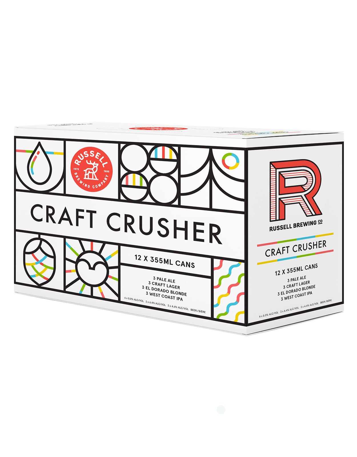 Russell Craft Crusher Mixed Pack 355 ml - 12 Cans