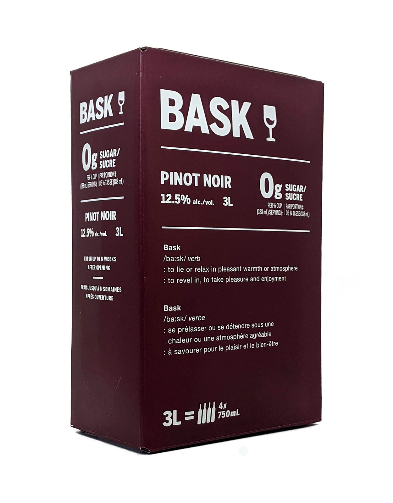 Bask Pinot Noir (NV) - 3 Litre Box