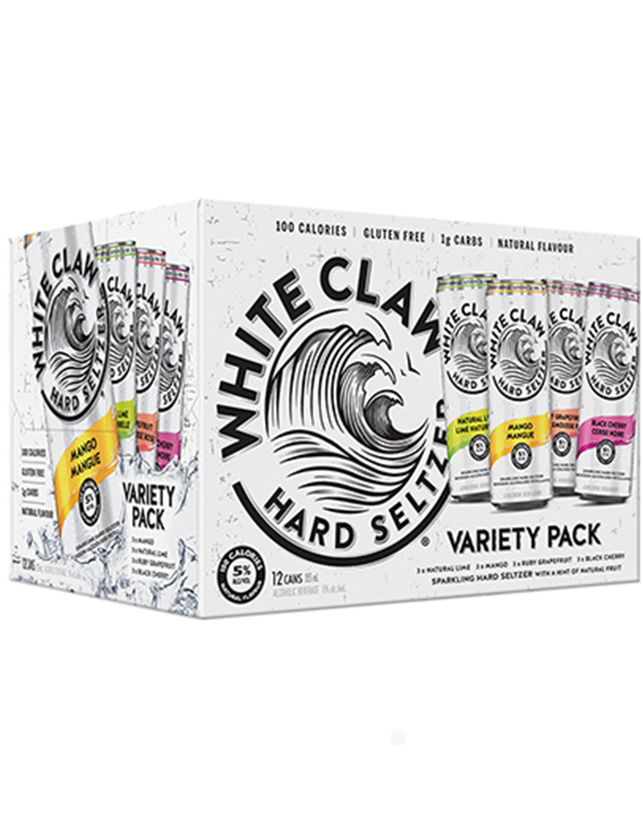 White Claw Variety Pack 355 ml - 12 Cans