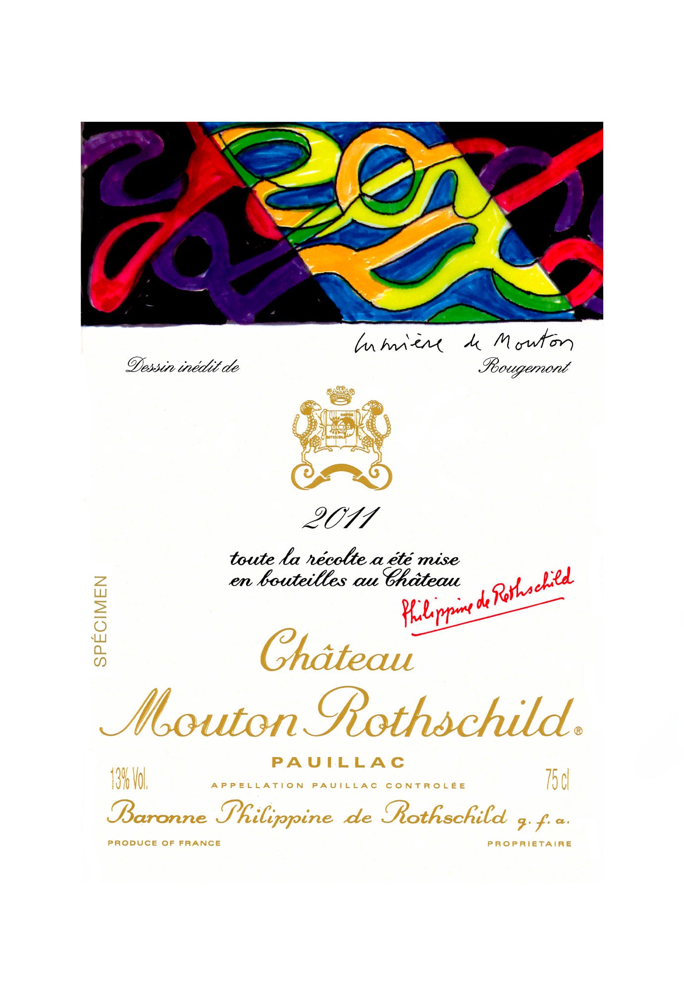 Chateau Mouton Rothschild 2011 - 1.5 Litre Bottle