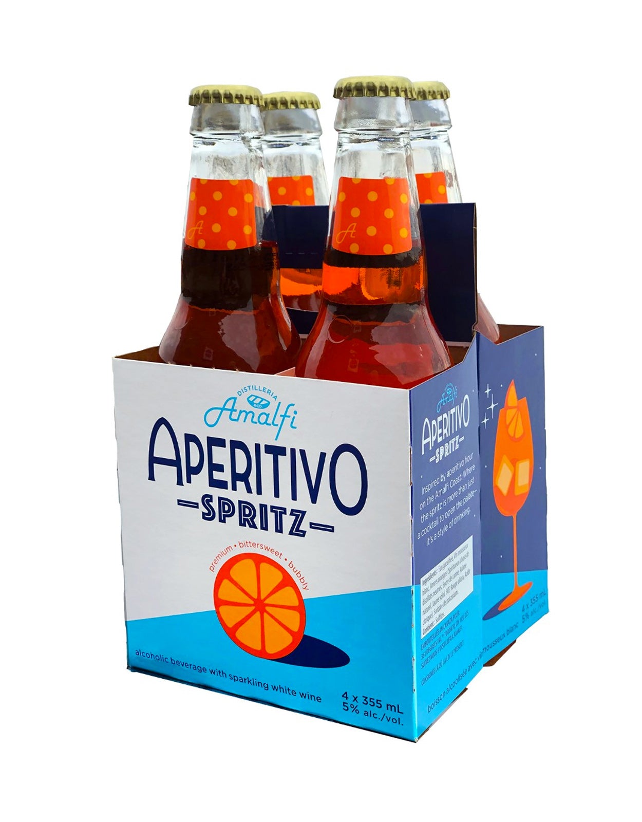 Amalfi Aperitivo Spritz 355 ml - 4 Bottles