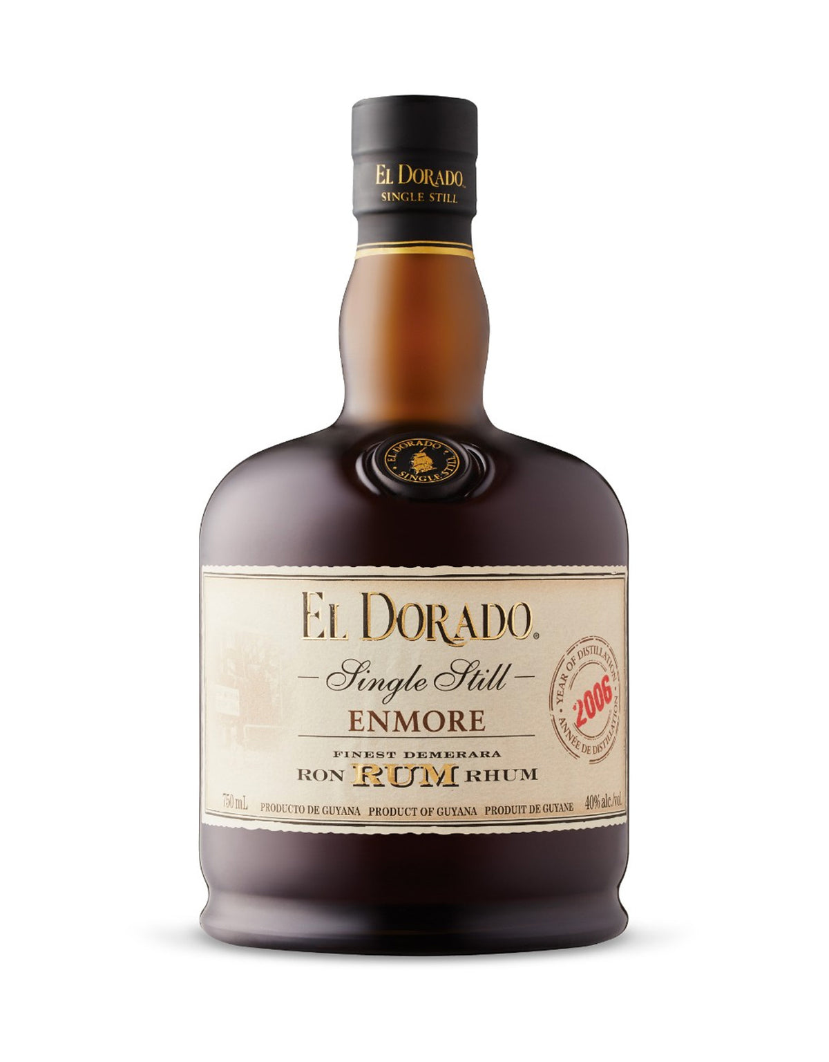 El Dorado Single Still Enmore 2006 Rum - ZYN THE WINE MARKET LTD.