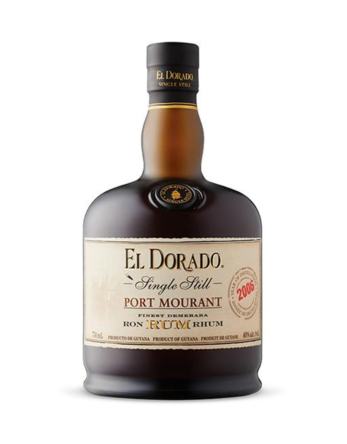 El Dorado Single Still Port Mourant 2006 Rum - ZYN THE WINE MARKET LTD.