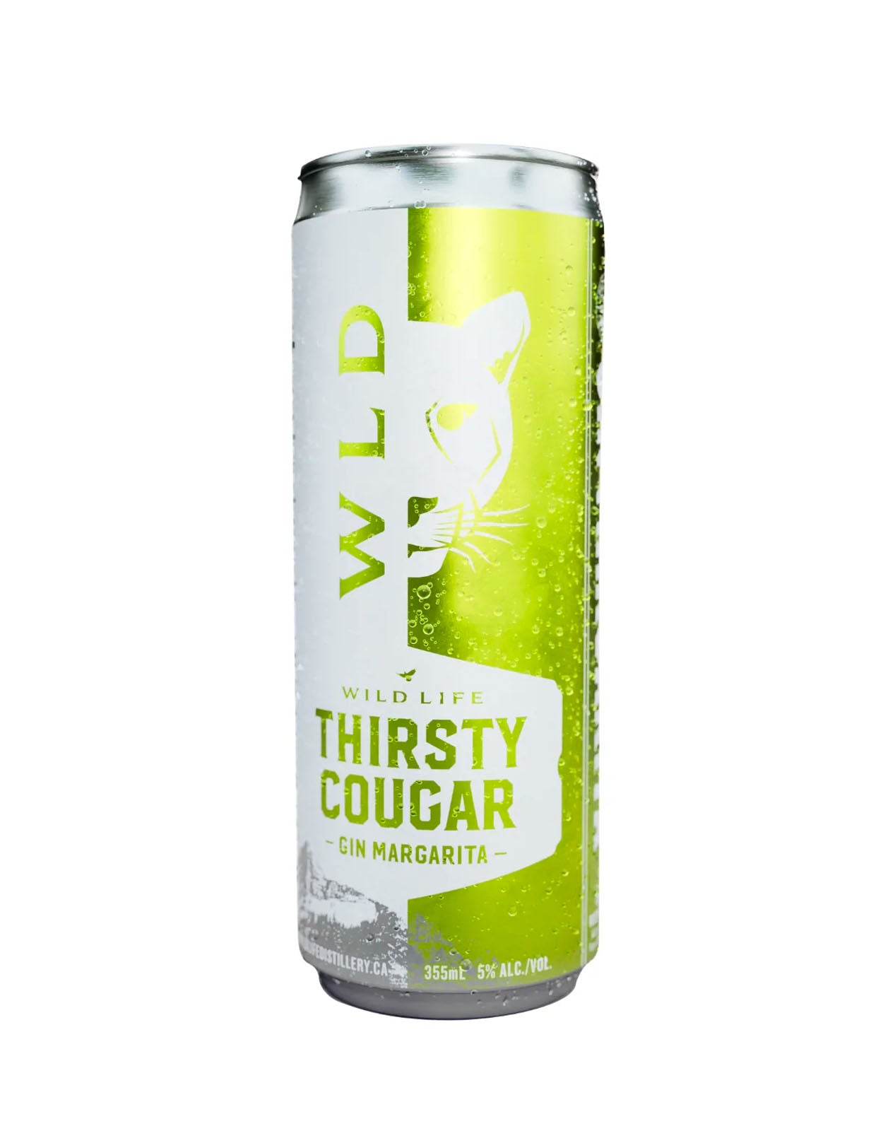 Wild Life Distillery Thirsty Cougar Gin Margarita 355 ml - 4 Cans