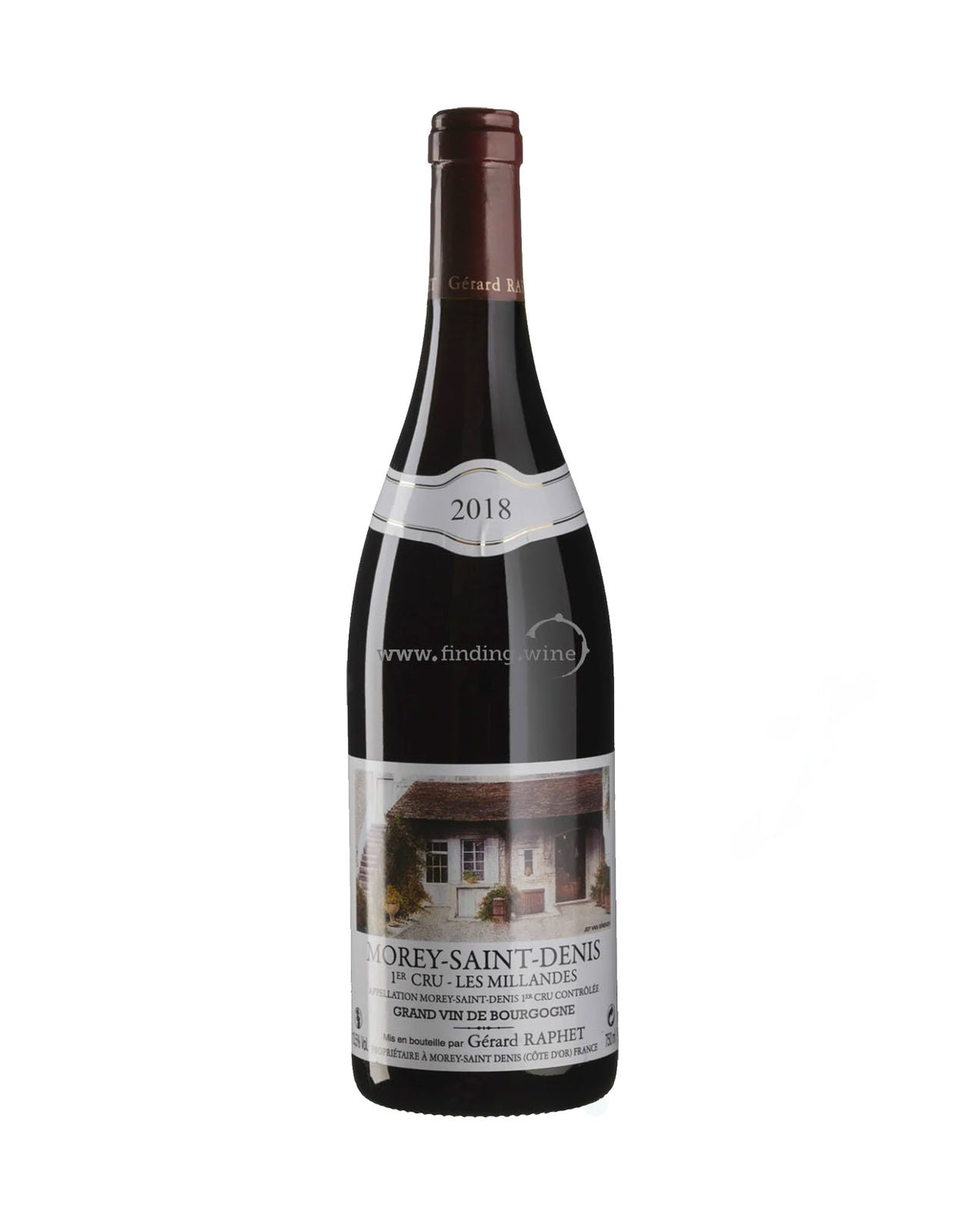 Domaine Gerard Raphet Morey Saint Denis 'Les Millandes' Premier Cru 2018 - ZYN THE WINE MARKET LTD.
