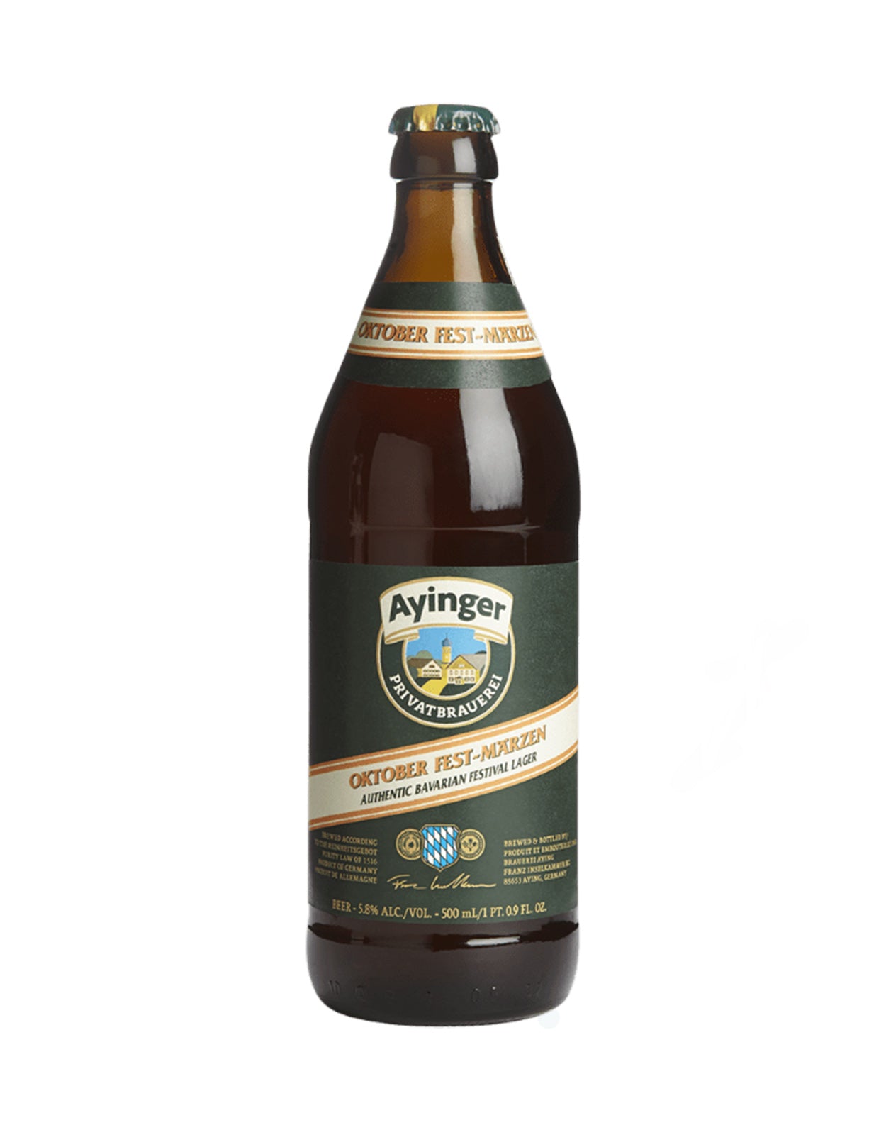 Ayinger Oktoberfest Marzen Beer 500 ml - 20 Bottles