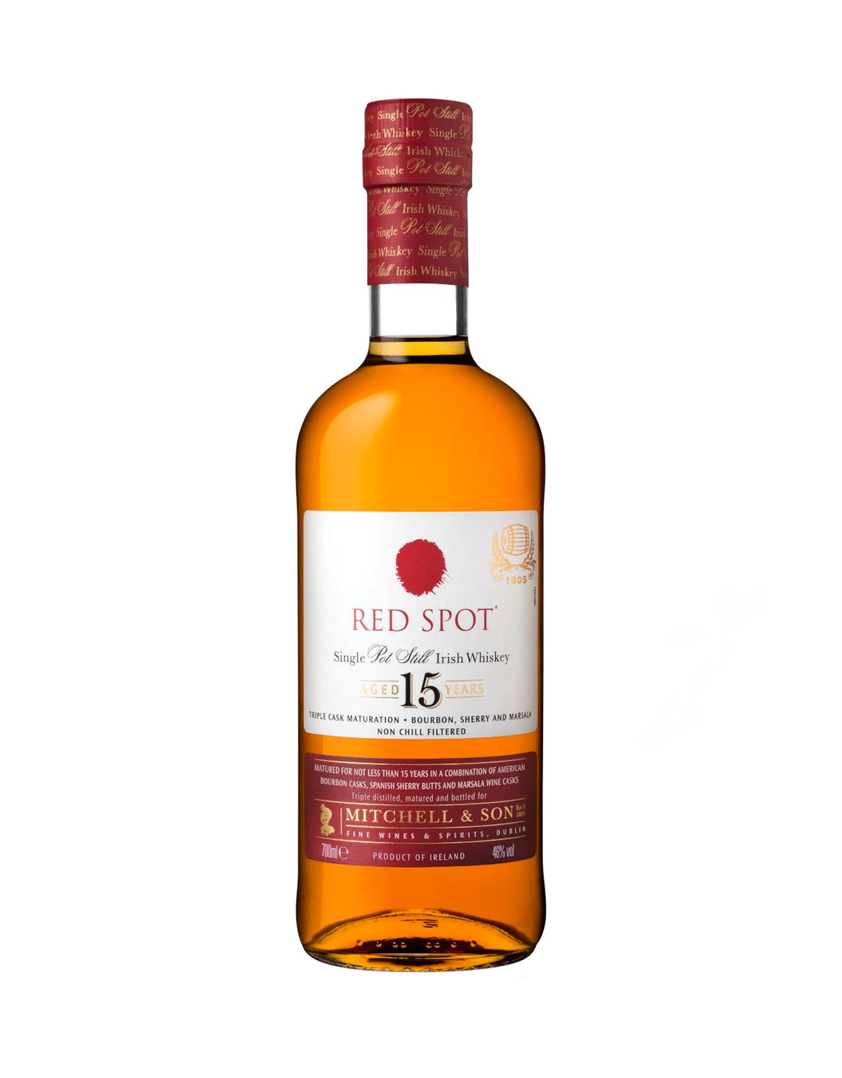 Red Spot Irish Whiskey 15 Year Old - ZYN THE WINE MARKET LTD.