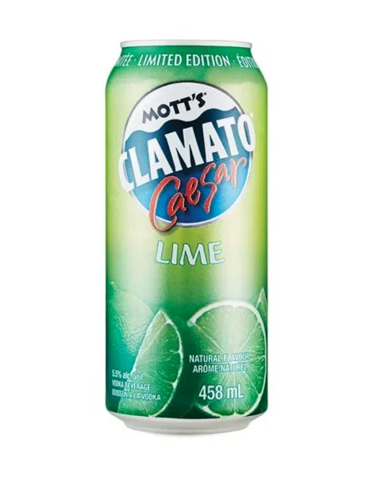 Mott's Clamato Caesar Lime 458 ml - 24 Cans