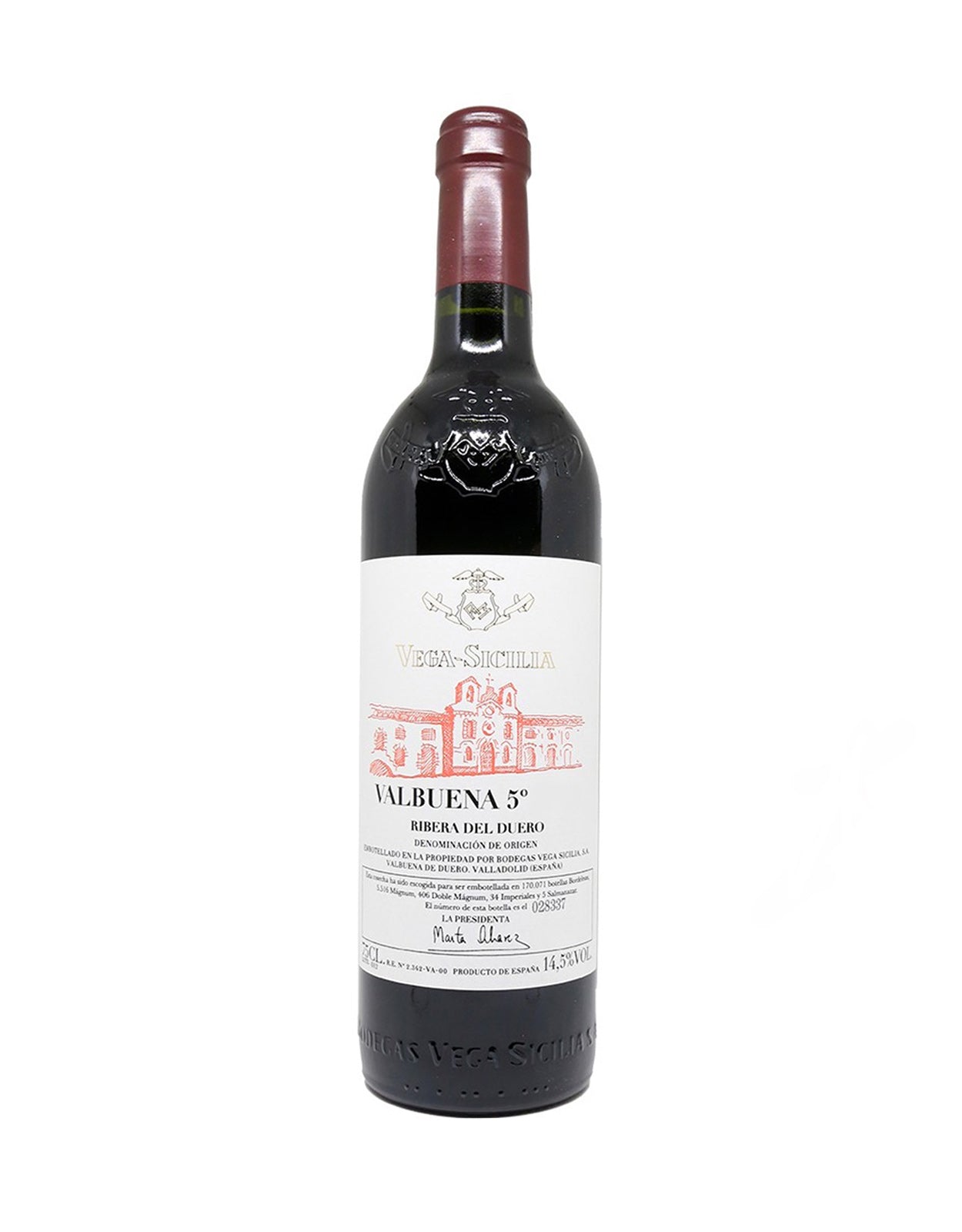 Vega Sicilia Valbuena No 5 2018 - 1.5 Litre Bottle