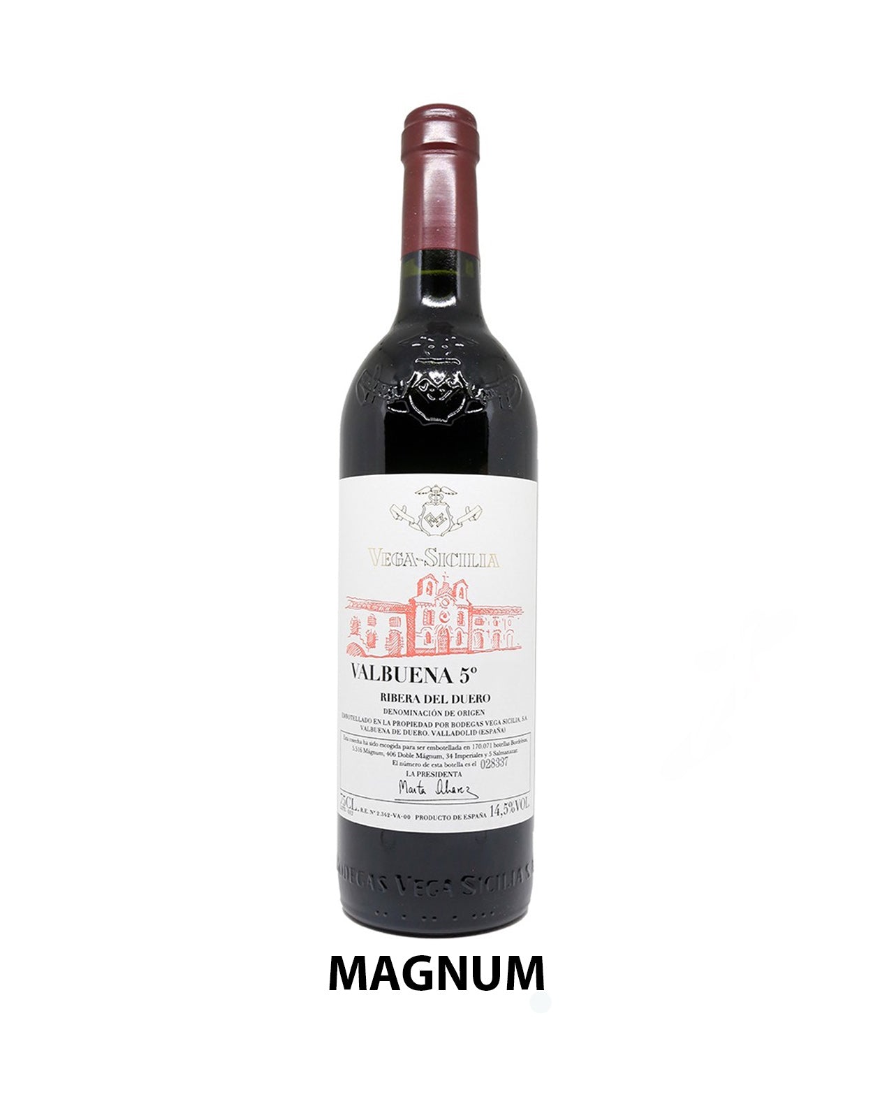Vega Sicilia Valbuena No 5 2018 - 1.5 Litre Bottle