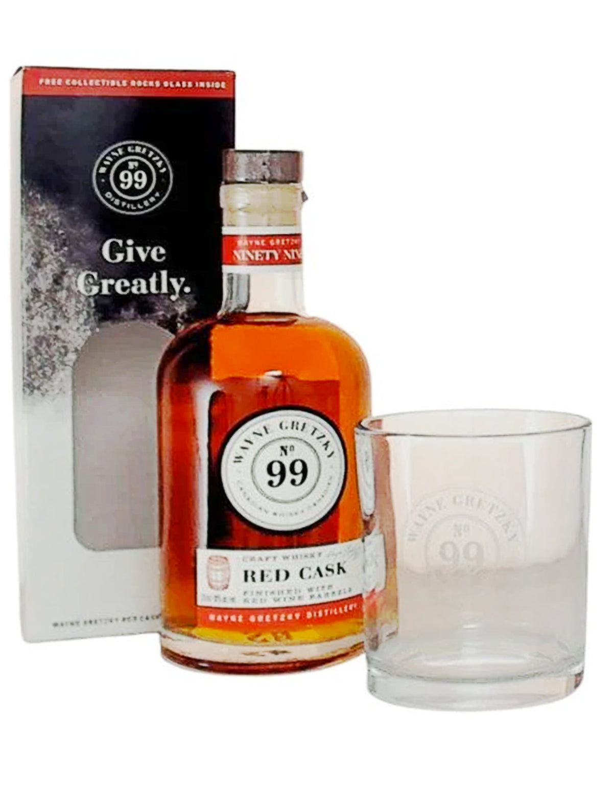 Wayne Gretzky Red Cask Whisky Gift Pack - 375 ml - ZYN THE WINE MARKET LTD.