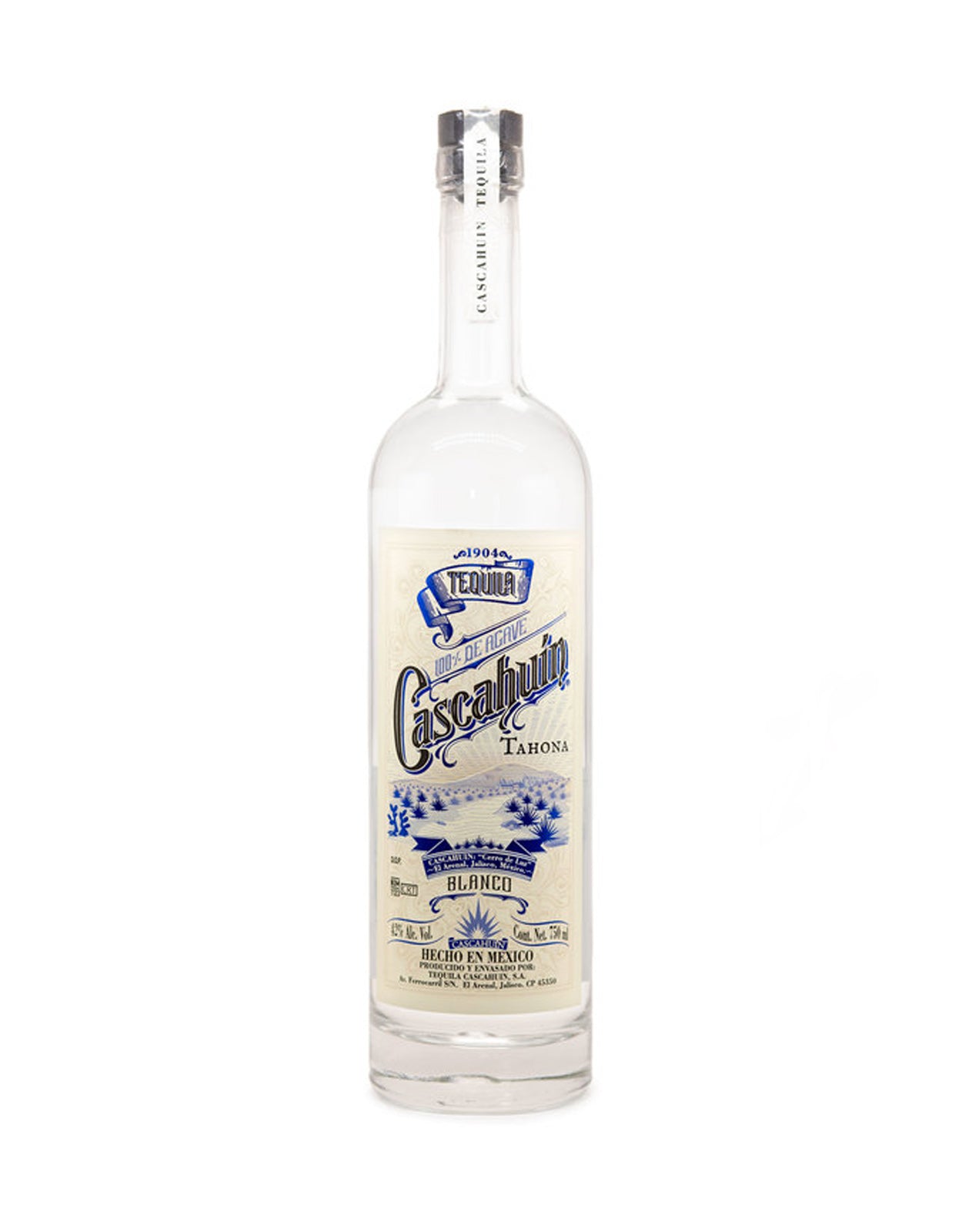 Cascahuin Tahona Blanco Tequila - ZYN THE WINE MARKET LTD.