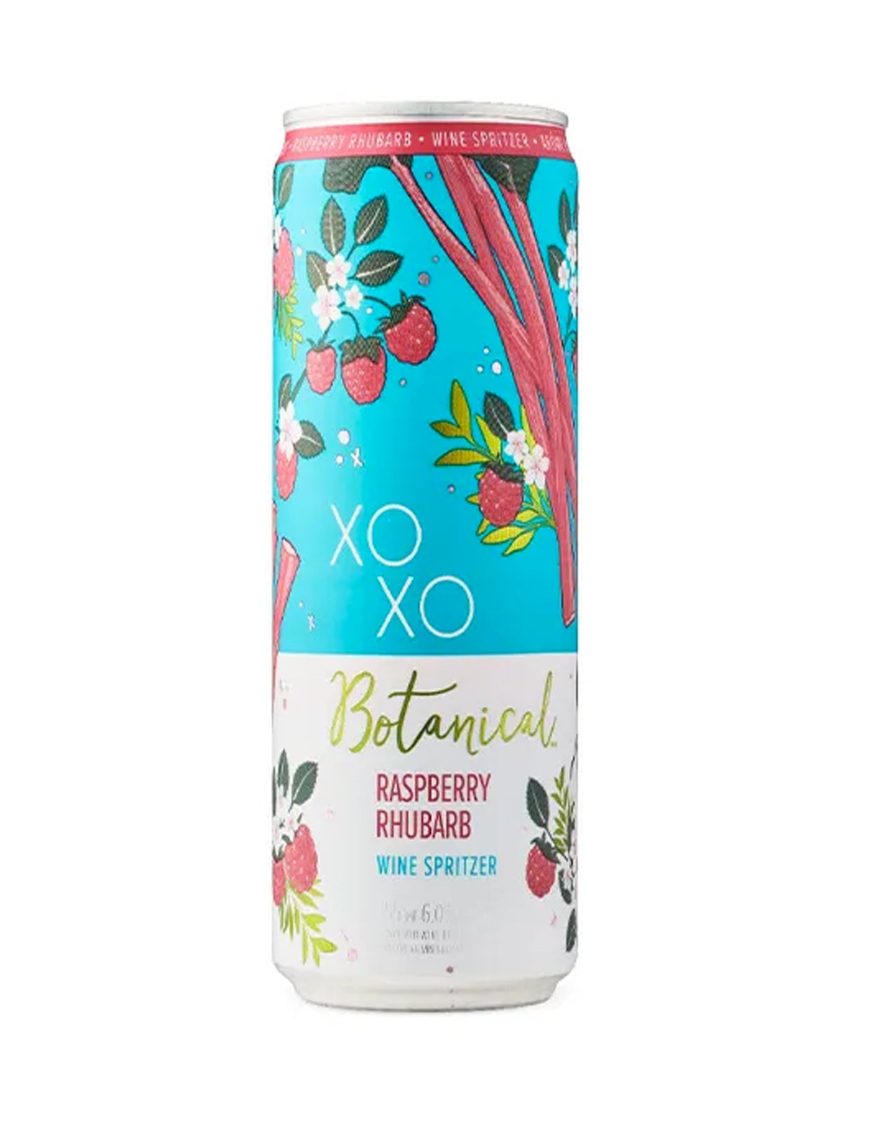 XOXO Botanical Raspberry Rhubarb Wine Spritzer 355 ml - 4 Cans