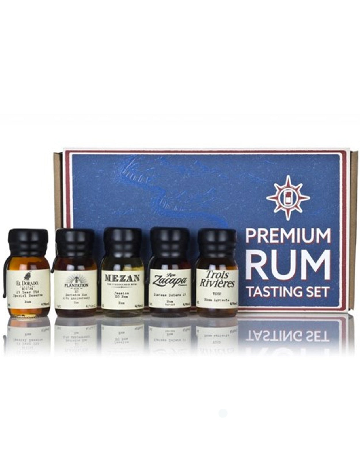 Drinks By The Dram Premium Rum Tasting Set - 5 x 30 ml Bottles