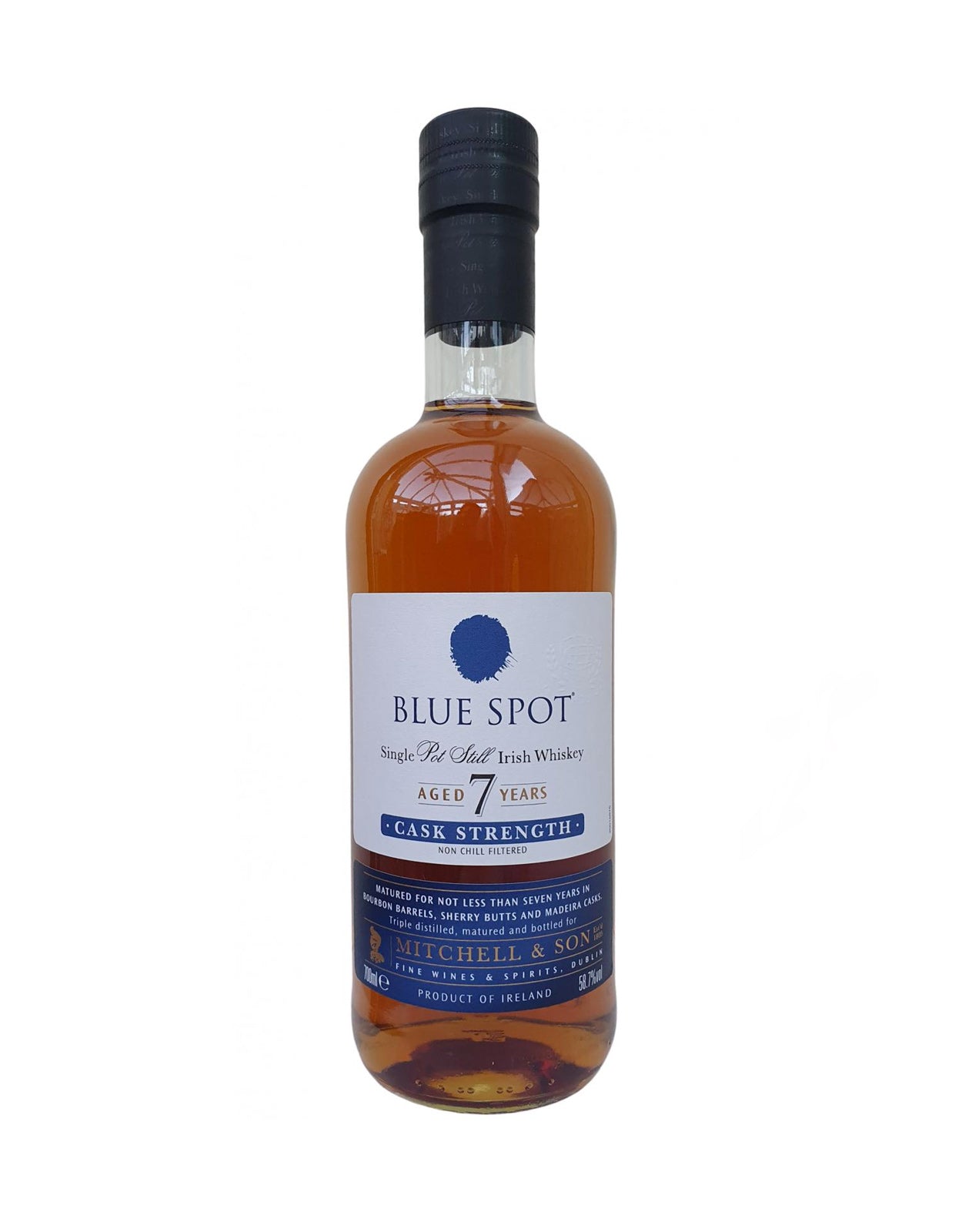 Blue Spot 7 Year Cask Strength Irish Whiskey
