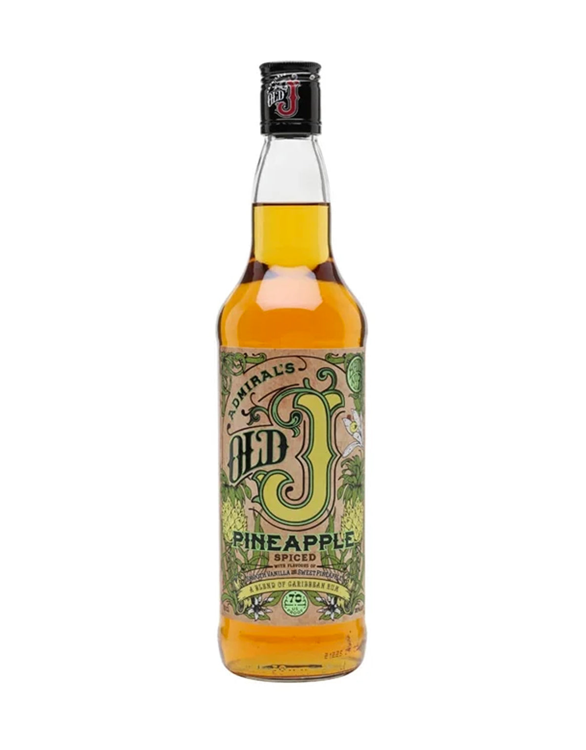 Admiral's Old J Pineapple Spiced Rum - ZYN THE WINE MARKET LTD.