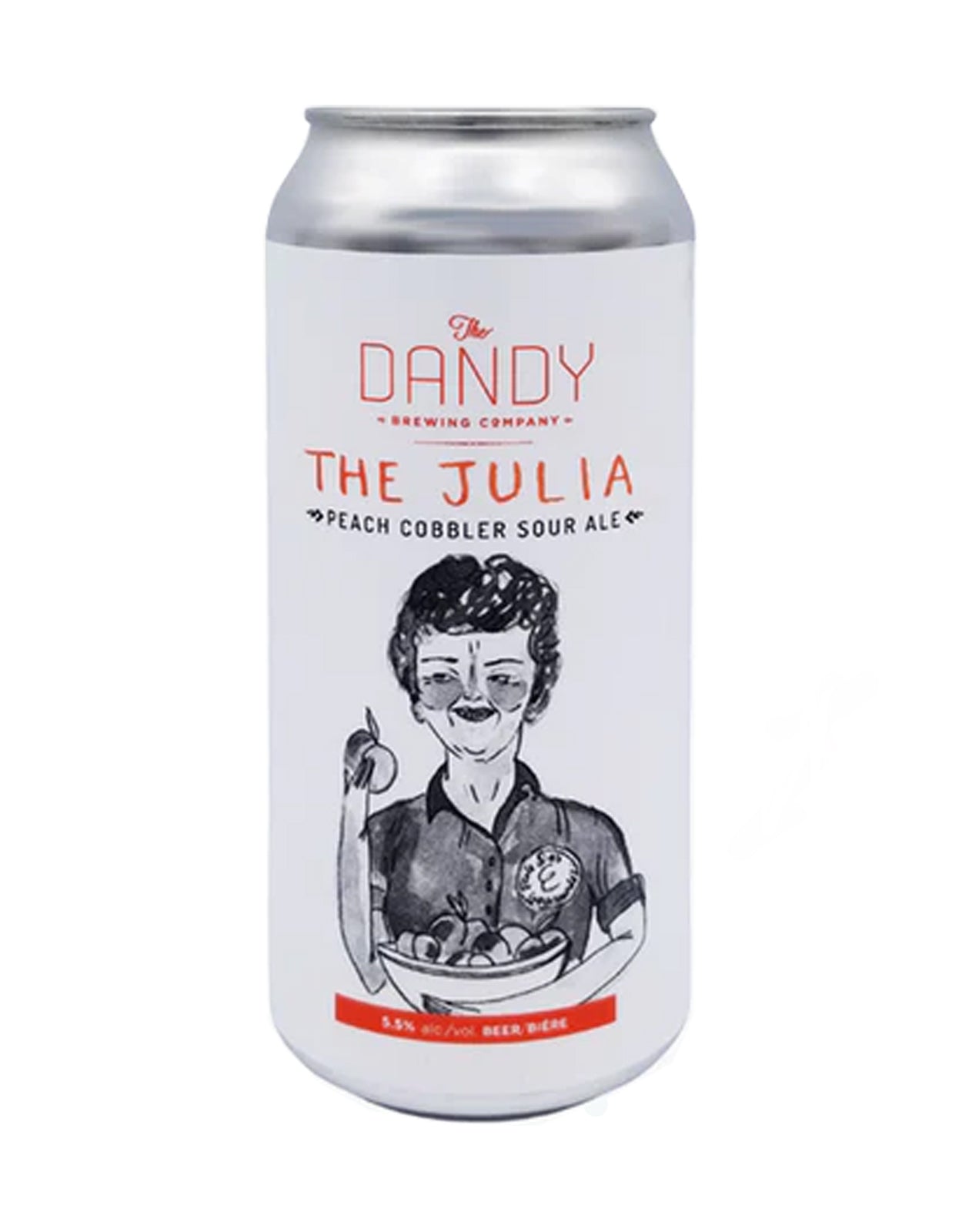 Dandy Brewing The Julia Peach Cobbler Sour Ale 473 ml - 4 Cans