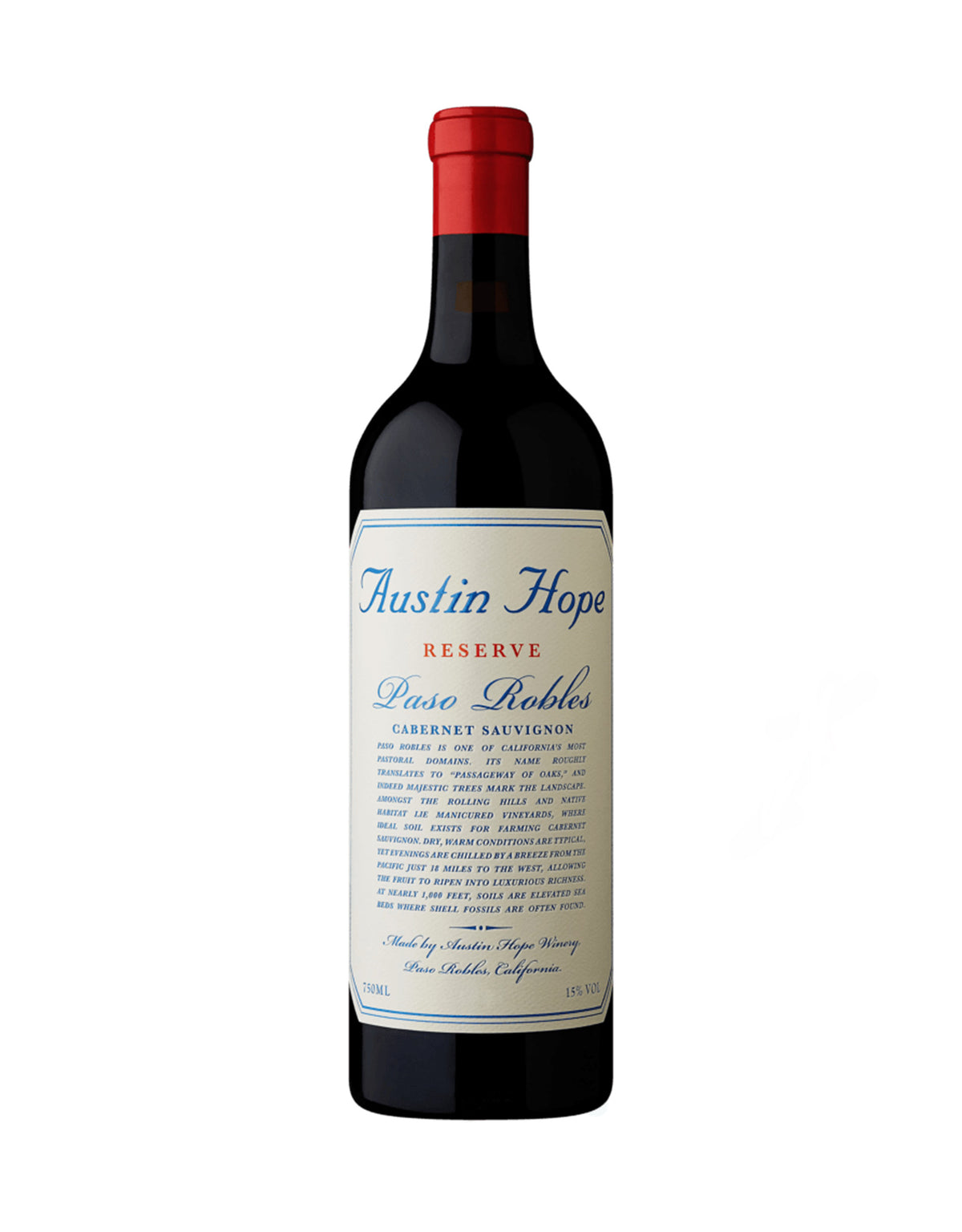 Austin Hope Cabernet Sauvignon Reserve 2019 - ZYN THE WINE MARKET LTD.