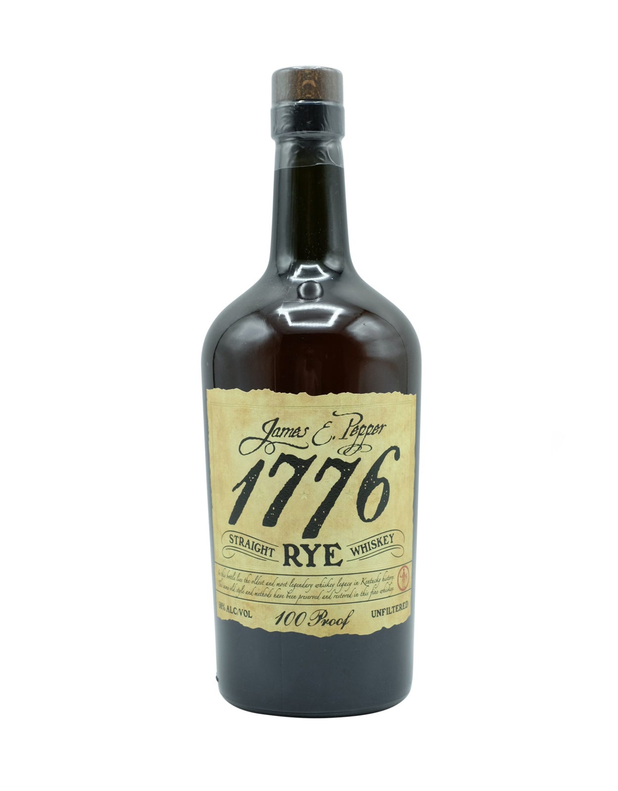 James E. Pepper 1776 Rye Whiskey