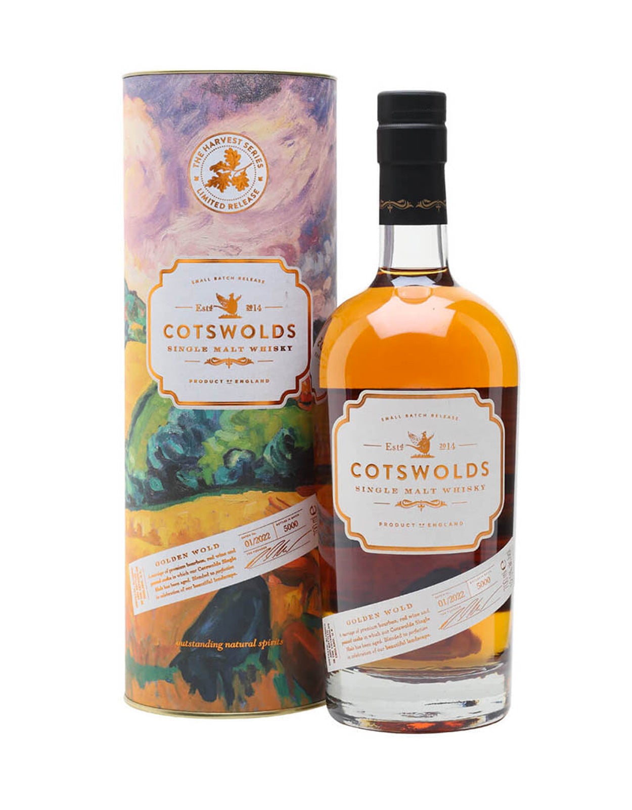 Cotswolds 'Golden Wold Harvest Series No 1' English Single Malt Whisky