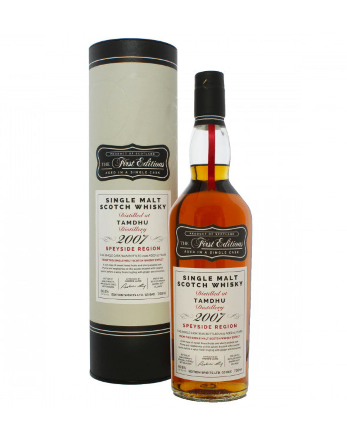 Tamdhu 15 Year Old Single Malt First Edition 2007 - ZYN THE WINE MARKET LTD.