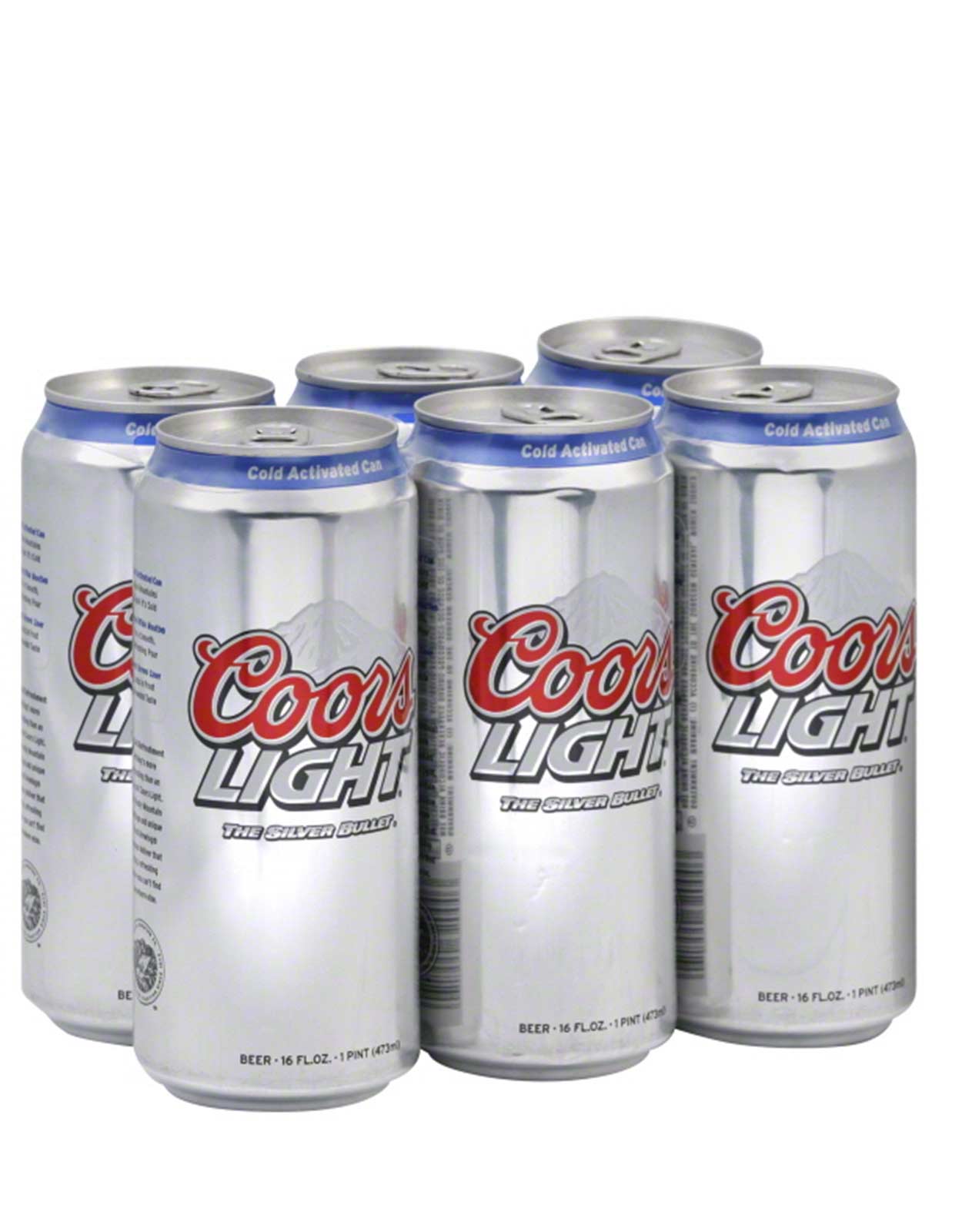 Coors Light 473 ml - 6 Cans