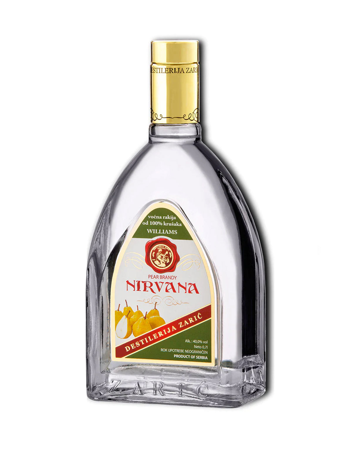 Nirvana Williams Pear Brandy - ZYN THE WINE MARKET LTD.
