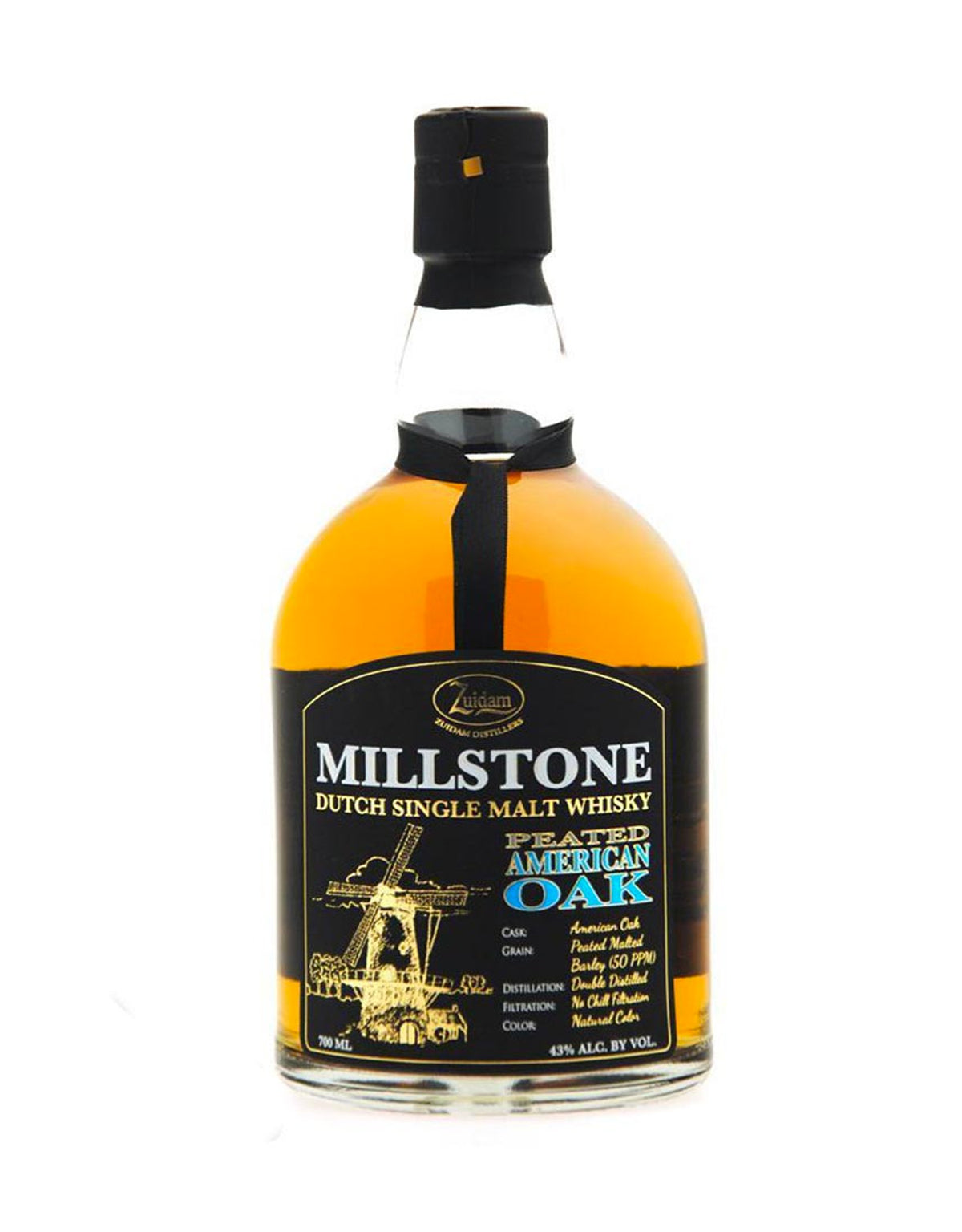 Millstone Peated American Oak Dutch Single Malt Whisky - ZYN THE WINE MARKET LTD.