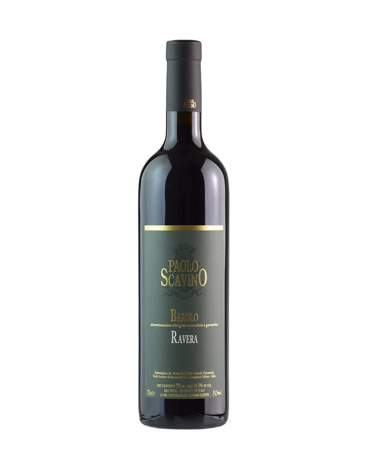Paolo Scavino Barolo Ravera 2018 - ZYN THE WINE MARKET LTD.