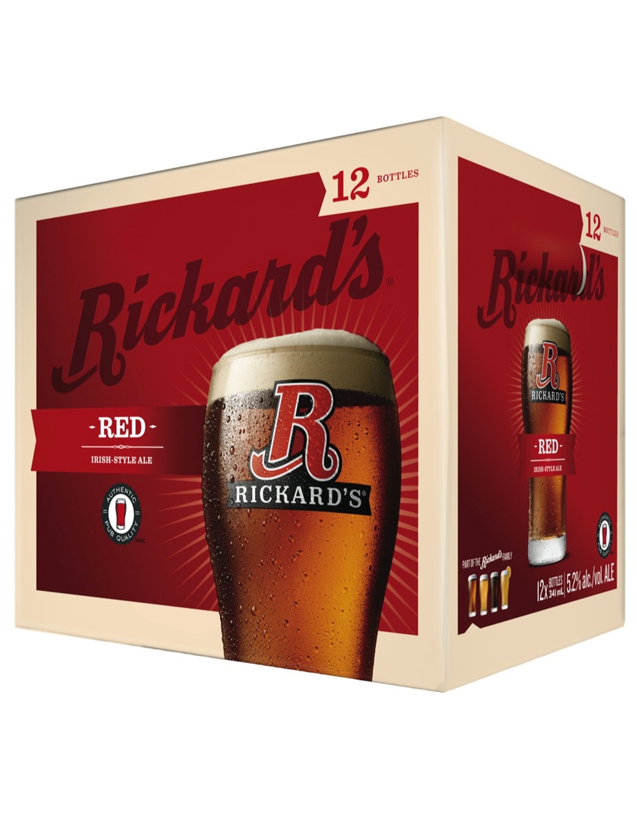 Rickard's Red 341 ml - 12 Bottles