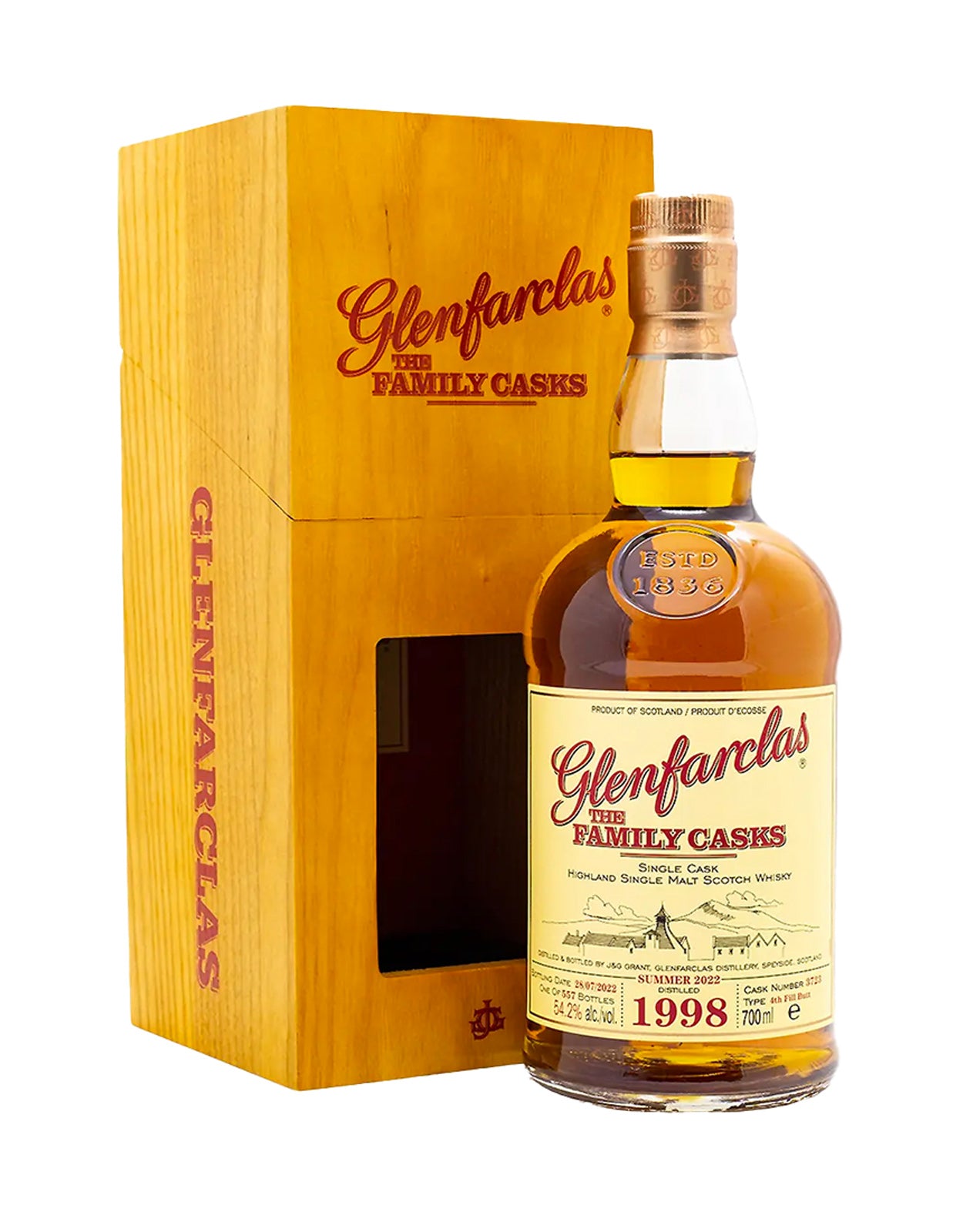 Glenfarclas Family Cask 1998 (Cask 3723) Summer Release 2022