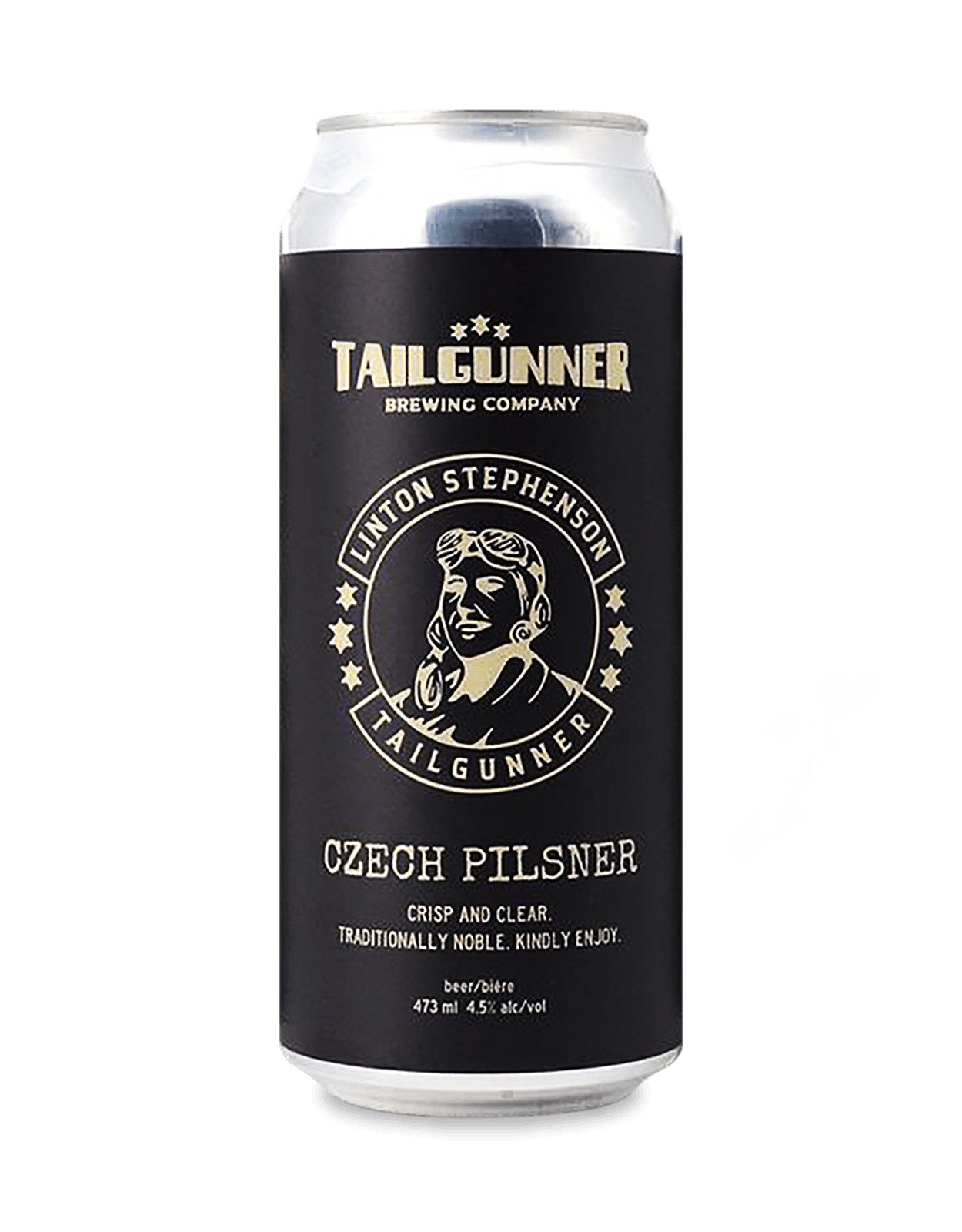 Tailgunner Linton Stephenson Czech Pilsner 473 ml - 4 Cans