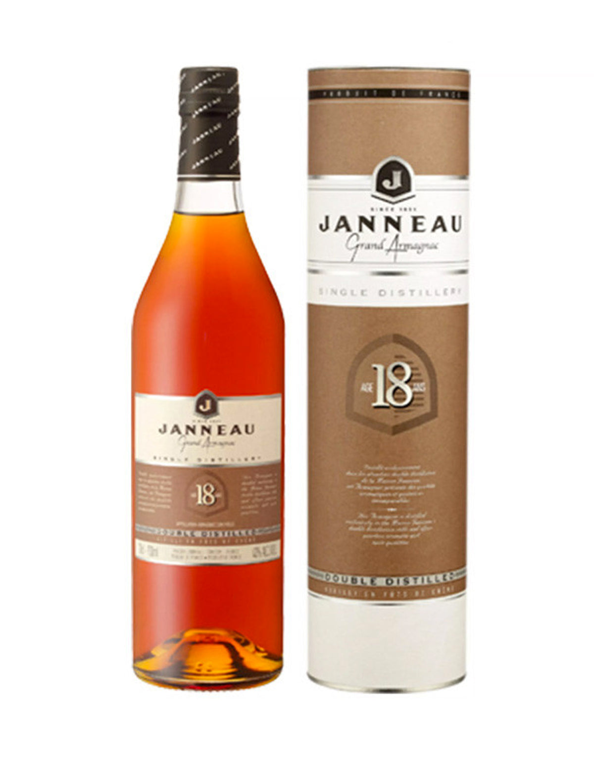 Janneau 18 Year Old Grand Armagnac - ZYN THE WINE MARKET LTD.