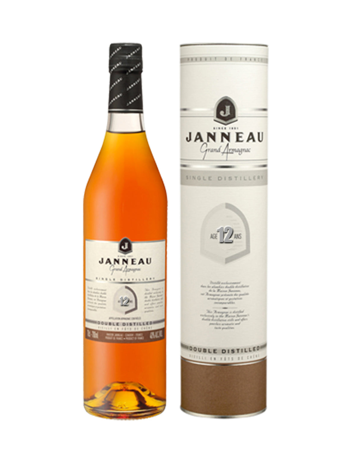 Janneau 12 Year Old Grand Armagnac - ZYN THE WINE MARKET LTD.
