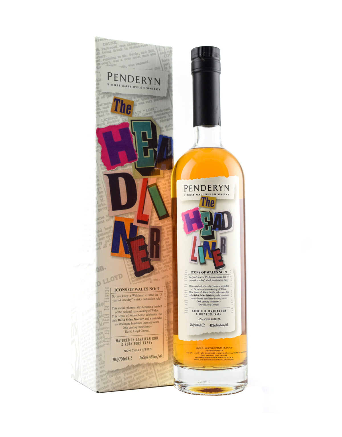 Penderyn Icons of Wales 'The Headliner' - ZYN THE WINE MARKET LTD.