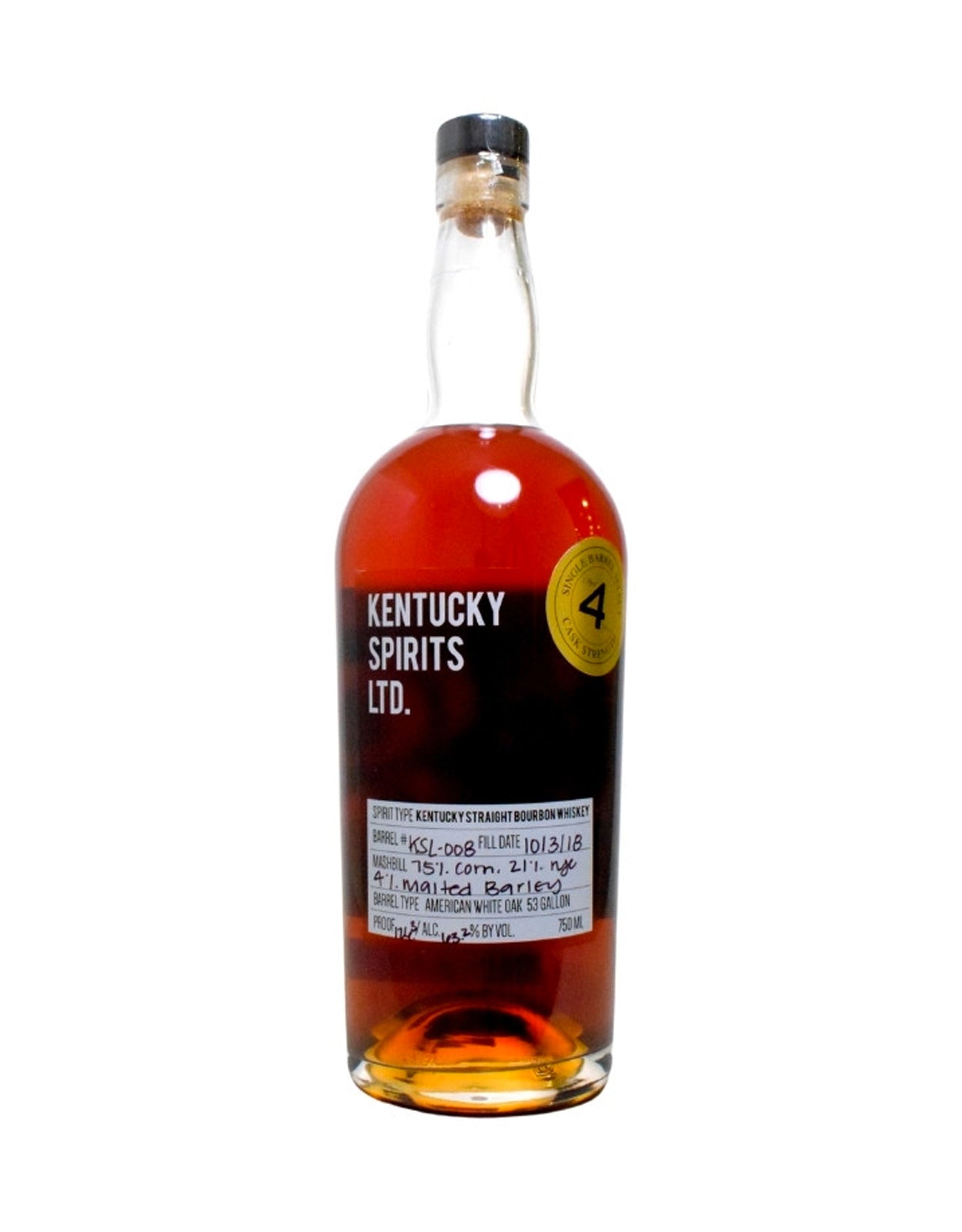 Kentucky Spirits Ltd. Straight Bourbon #008