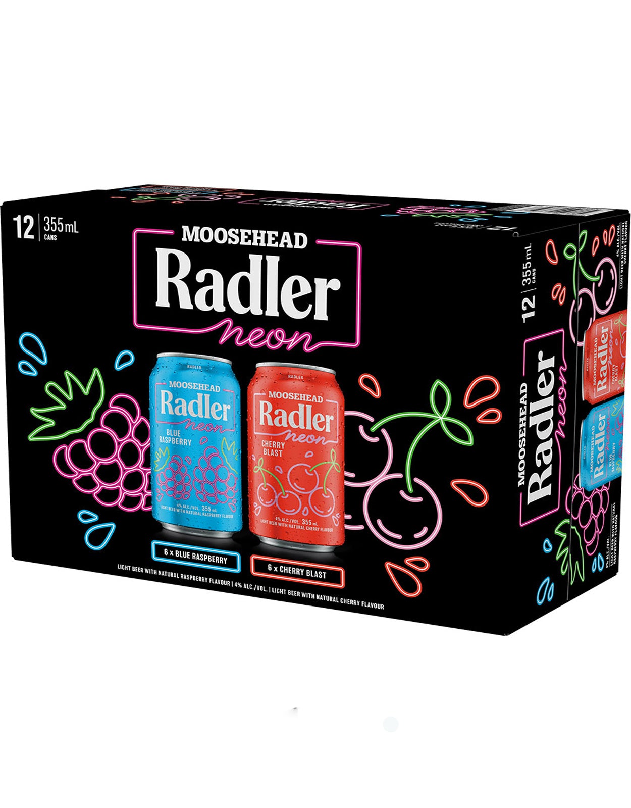 Moosehead Radler Neon Mix Pack 355 ml - 12 Cans