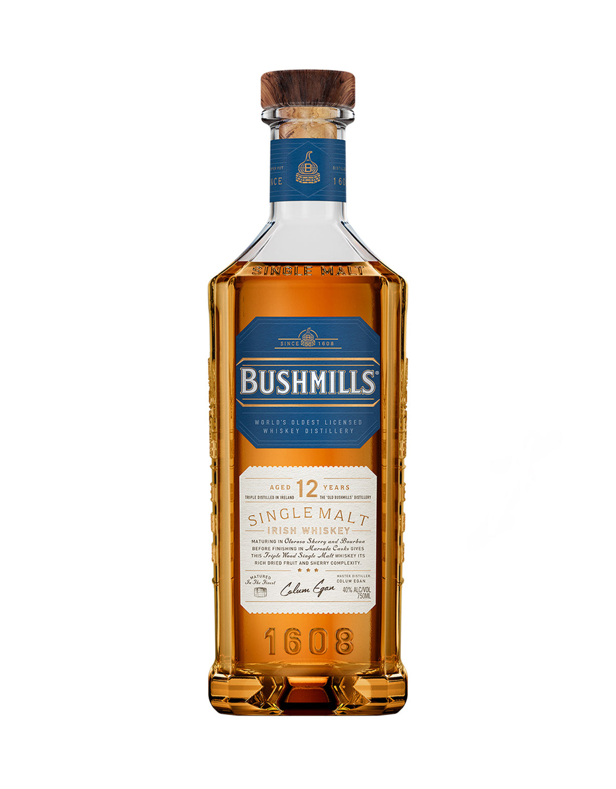 Bushmills 12 Year Old Single Malt Irish Whiskey - ZYN THE WINE MARKET LTD.