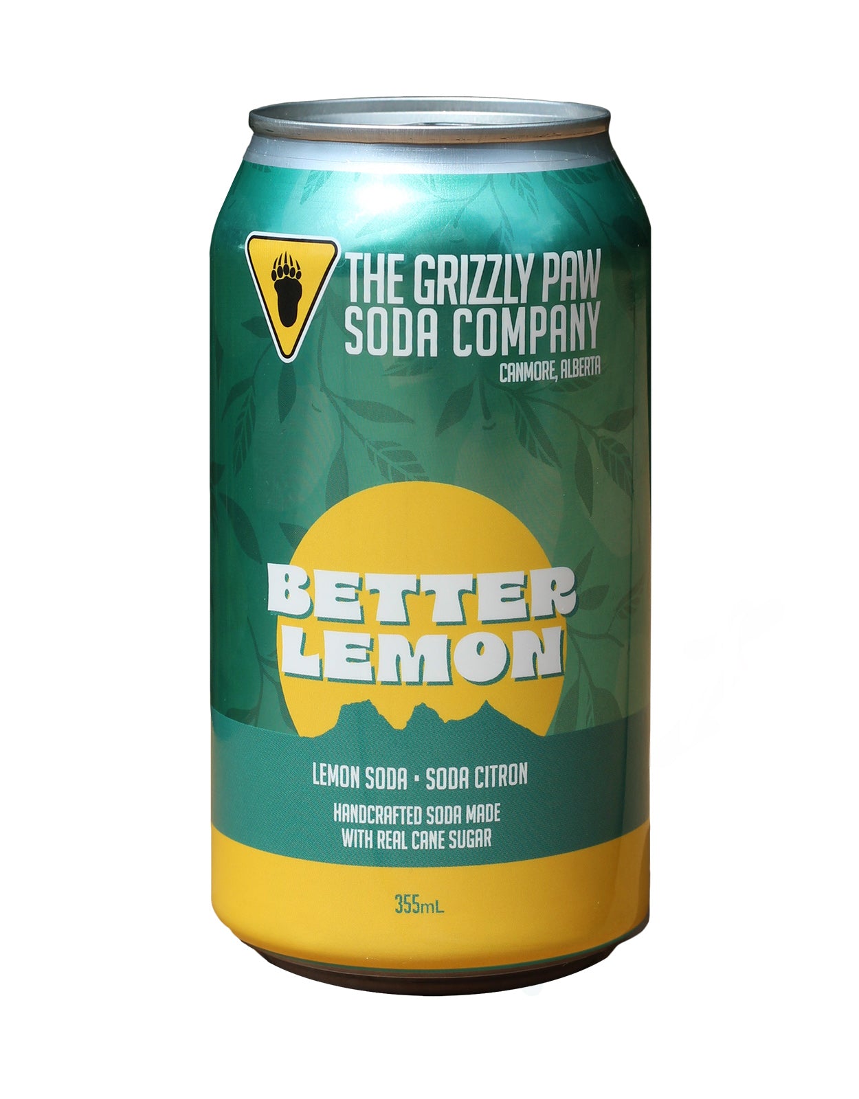 Grizzly Paw Better Lemon Soda (Non Alcoholic) 355 ml - 4 Cans