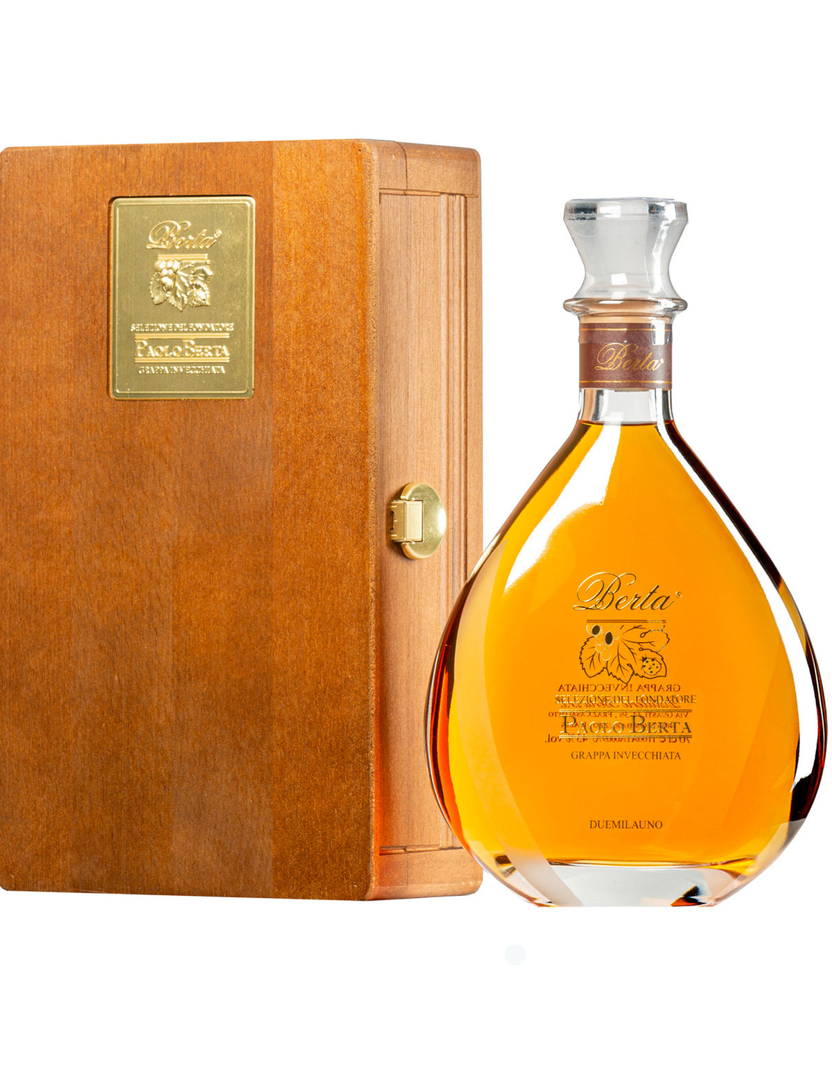 Berta Distillery - Riserva Fondatore Paolo Berta Grappa - ZYN THE WINE MARKET LTD.