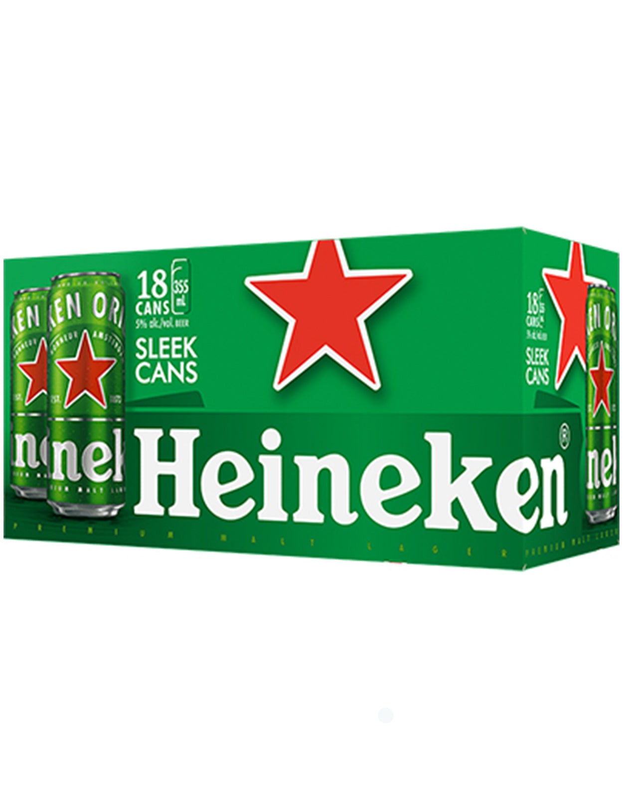 Heineken Lager 355 ml - 18 Cans