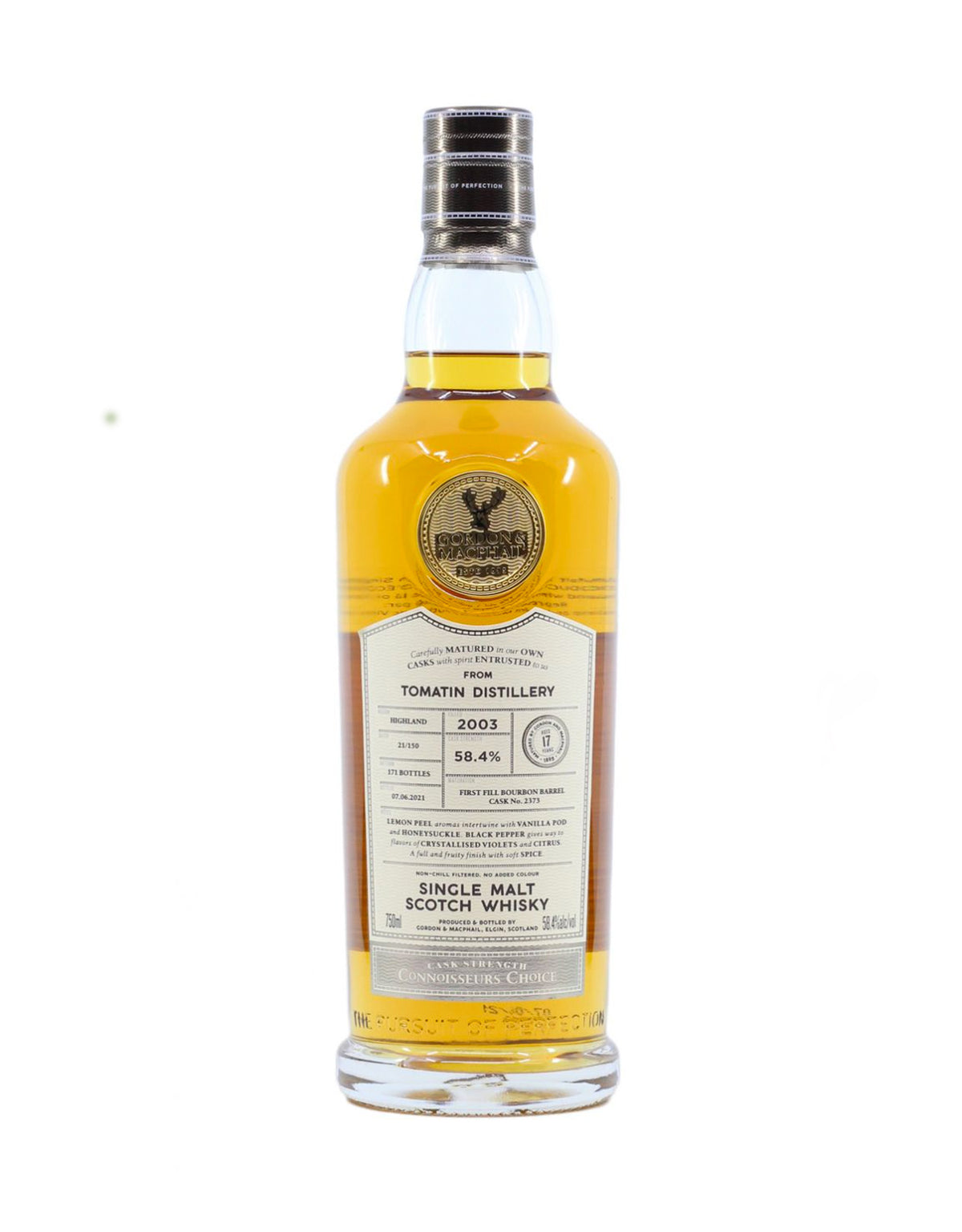 Buy Gordon & MacPhail Tomatin 2003 Cask Strength 'Connoisseurs Choice ...