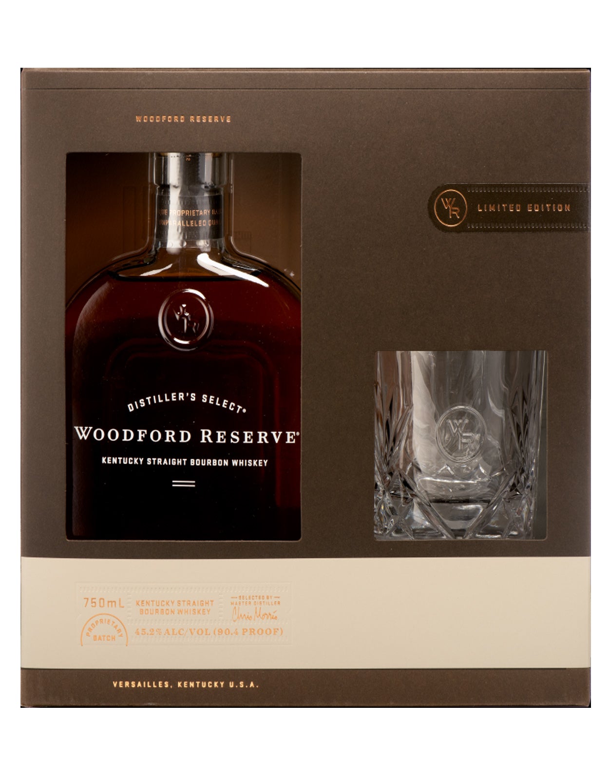 Woodford Reserve Straight Bourbon Gift Pack With Rock Glass