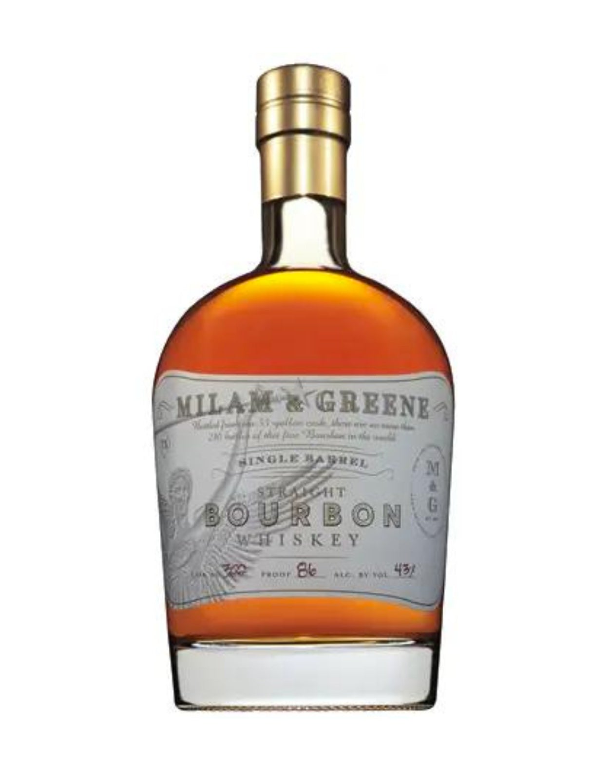 Milam & Greene Single Barrel Straight Bourbon Whiskey