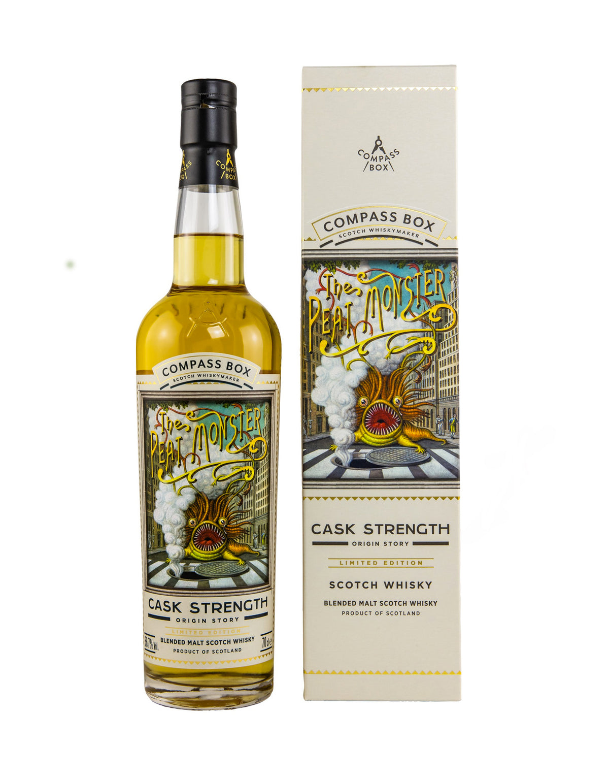 Compass Box Peat Monster Cask Strength - ZYN THE WINE MARKET LTD.
