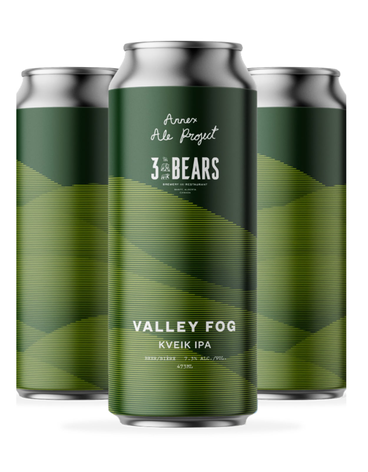 Annex Ale x 3 Bears Valley Fog Kveik IPA 473 ml - 4 Cans