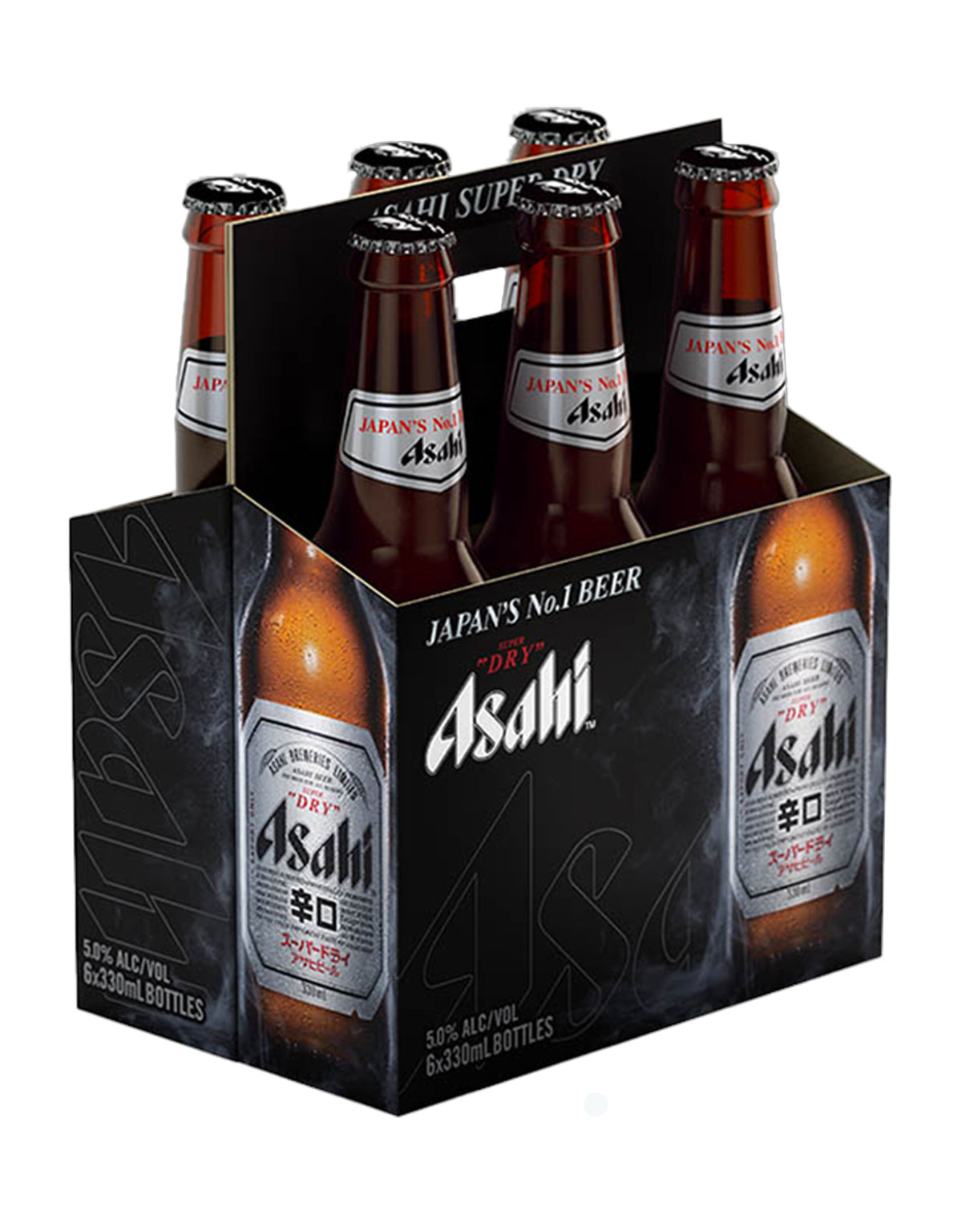 Asahi Super Dry 330 ml - 6 Bottles