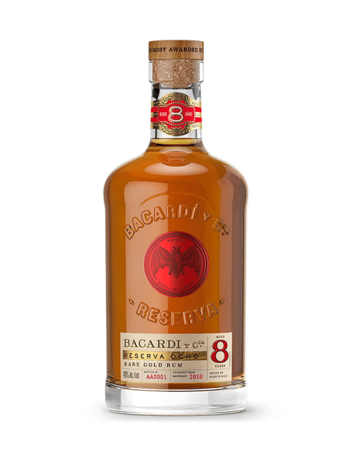 Bacardi Reserva Ocho Aged 8 Years Rum