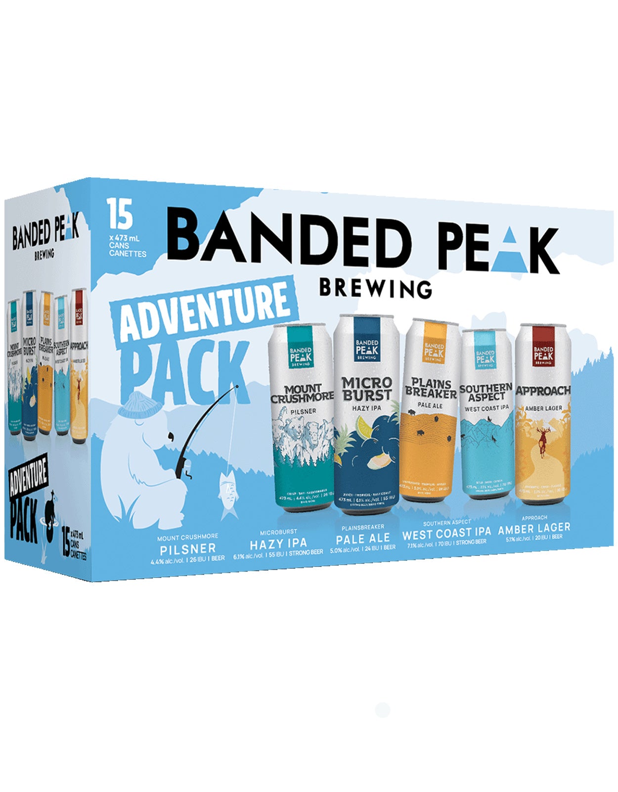 Banded Peak Adventure Pack 473 ml - 15 Cans