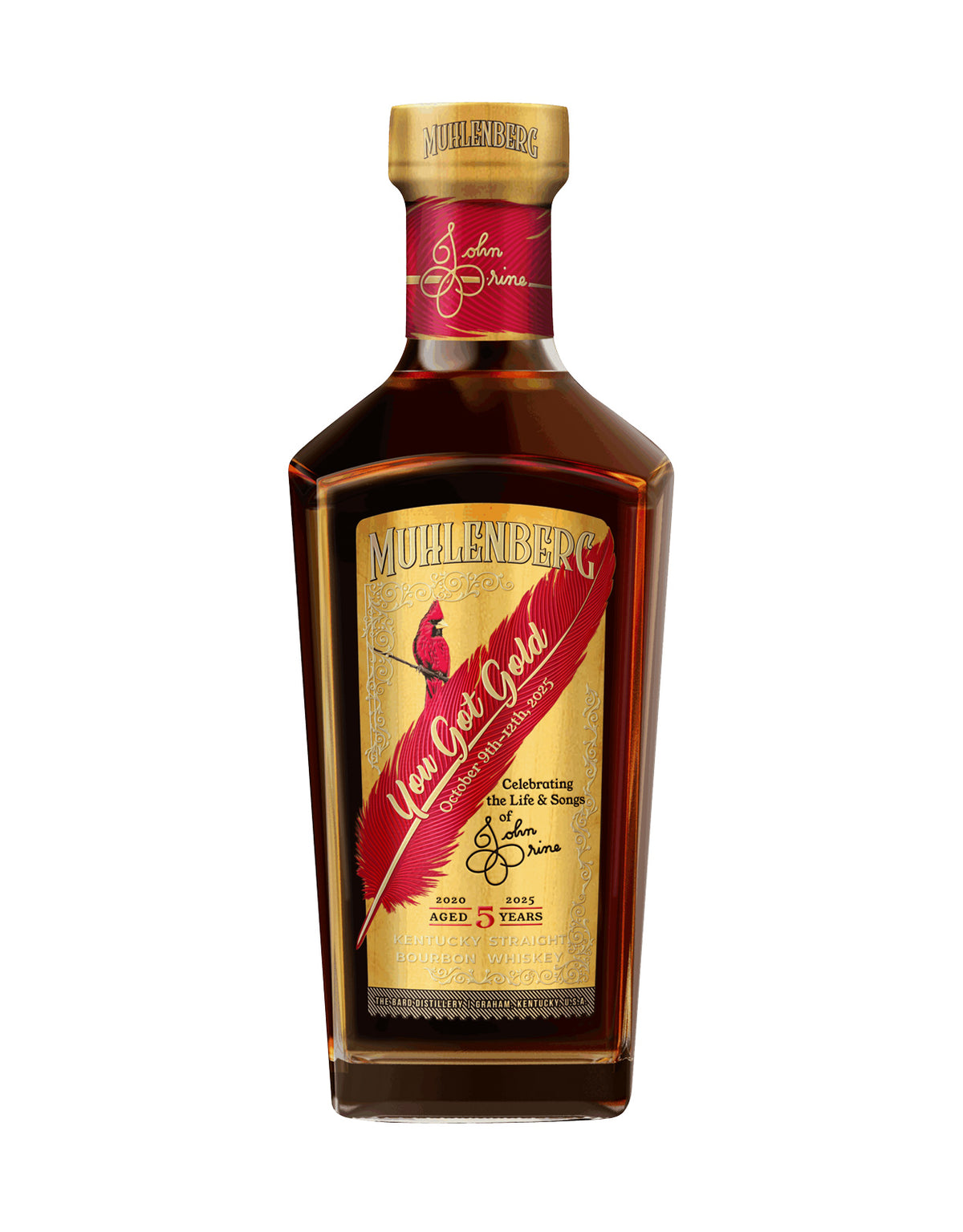 The Bard Distillery Muhlenberg John Prine 2025 Edition Bourbon - 700 ml